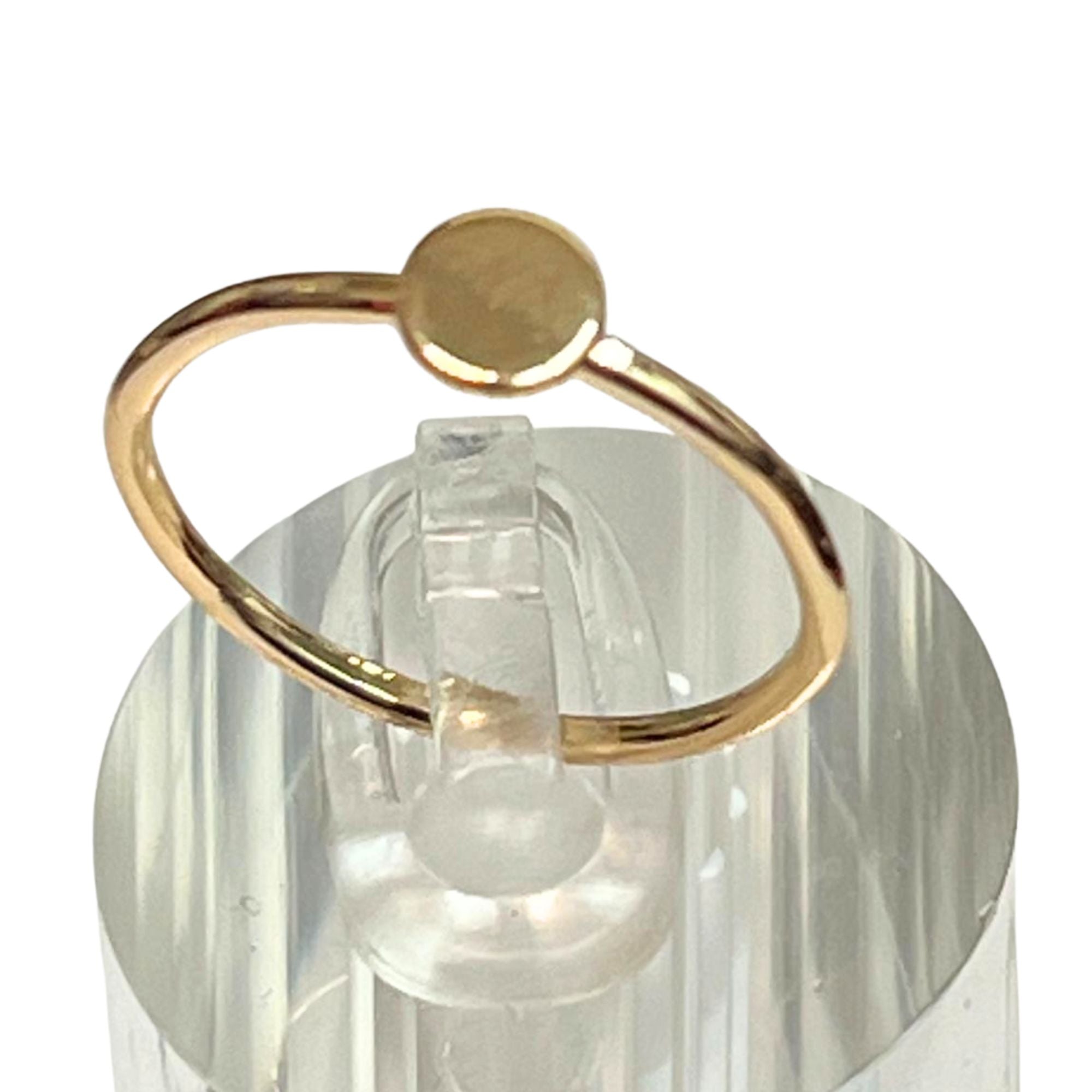 Gold Tone Minimalist Dot Ring – US Size 10 Rings main product image