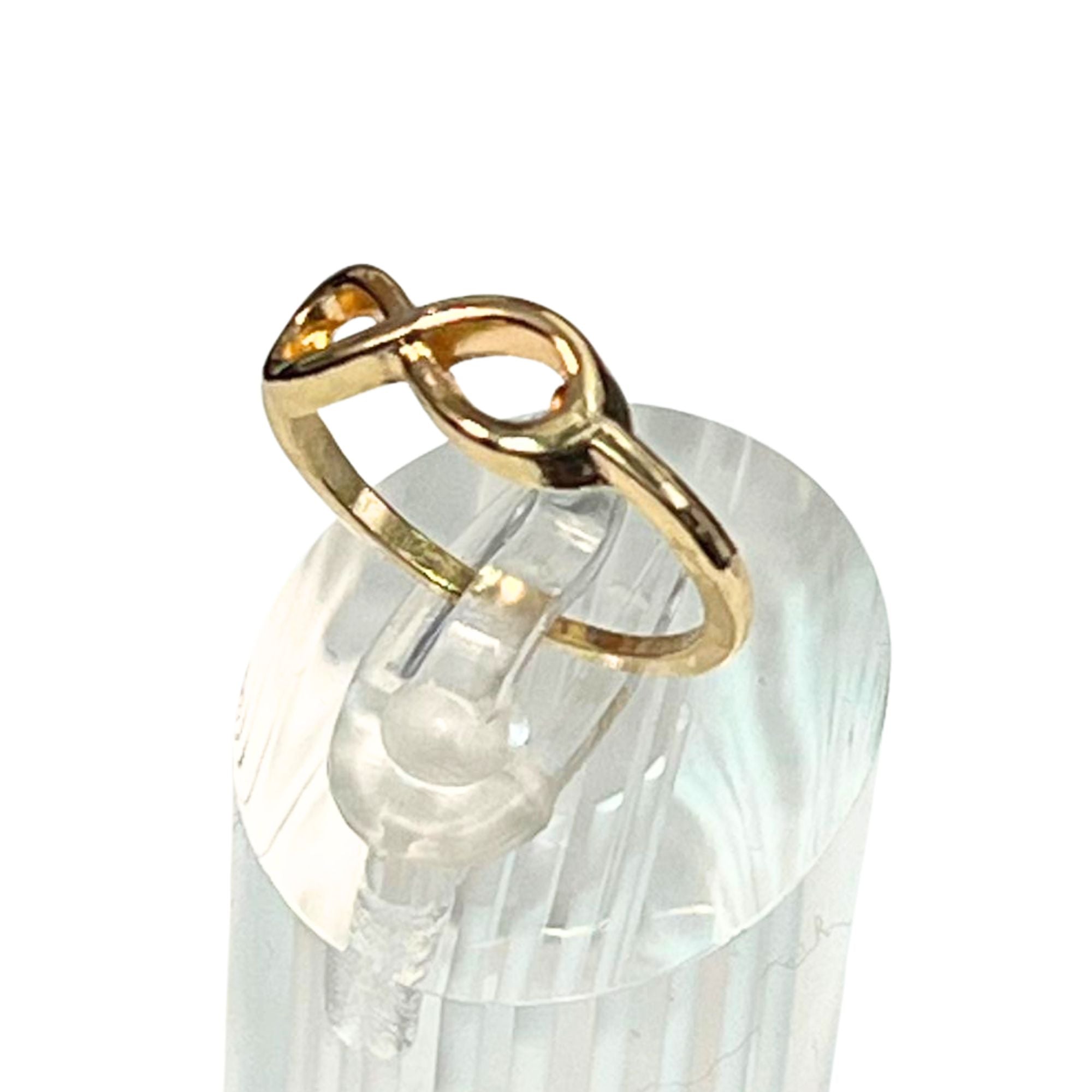 Gold Tone Infinity Symbol Ring – US Size 11 Rings size and feature image