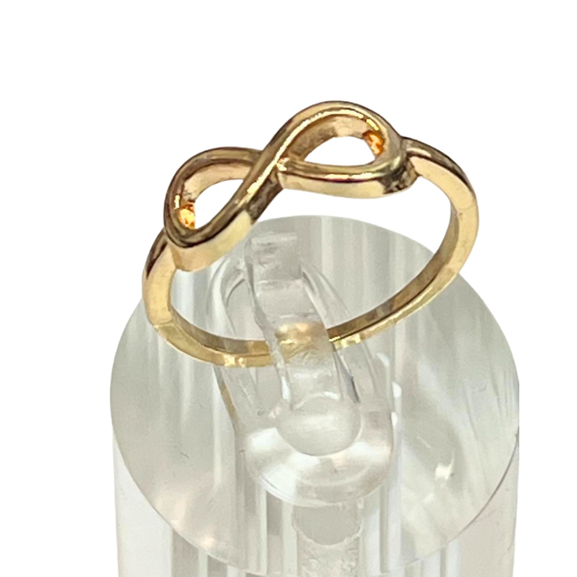 Gold Tone Infinity Symbol Ring – US Size 11 Rings main product image
