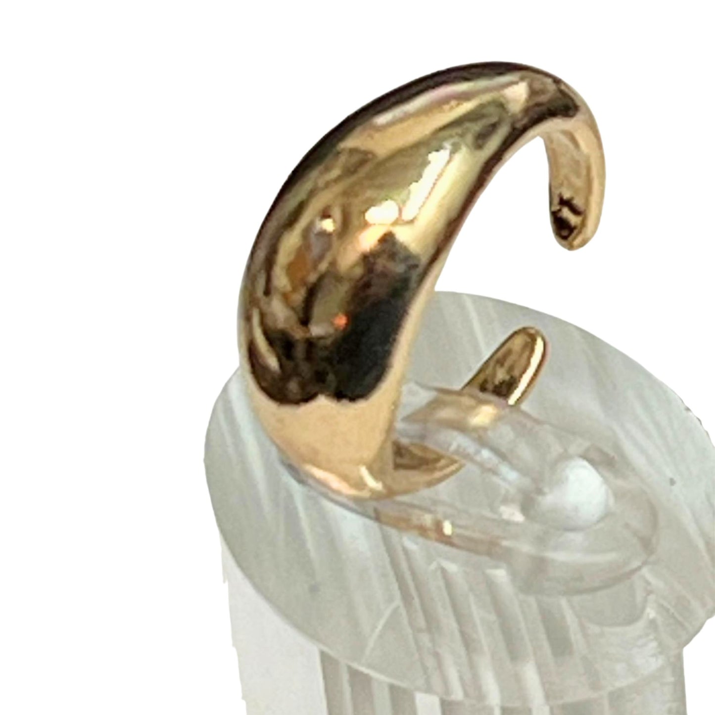 Gold Tone Adjustable Ring – US Size 11 Rings size and feature image