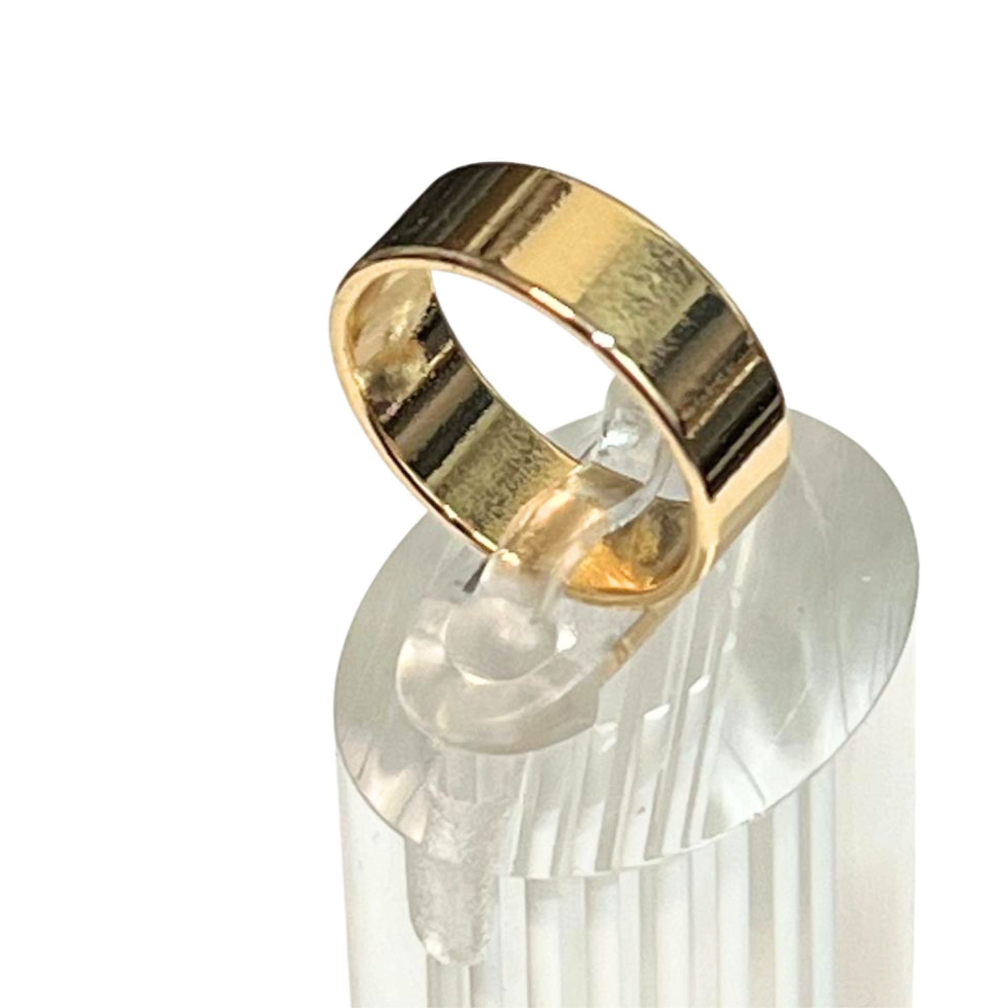 Gold Tone Classic Band Ring – US Size 7 Rings main product image