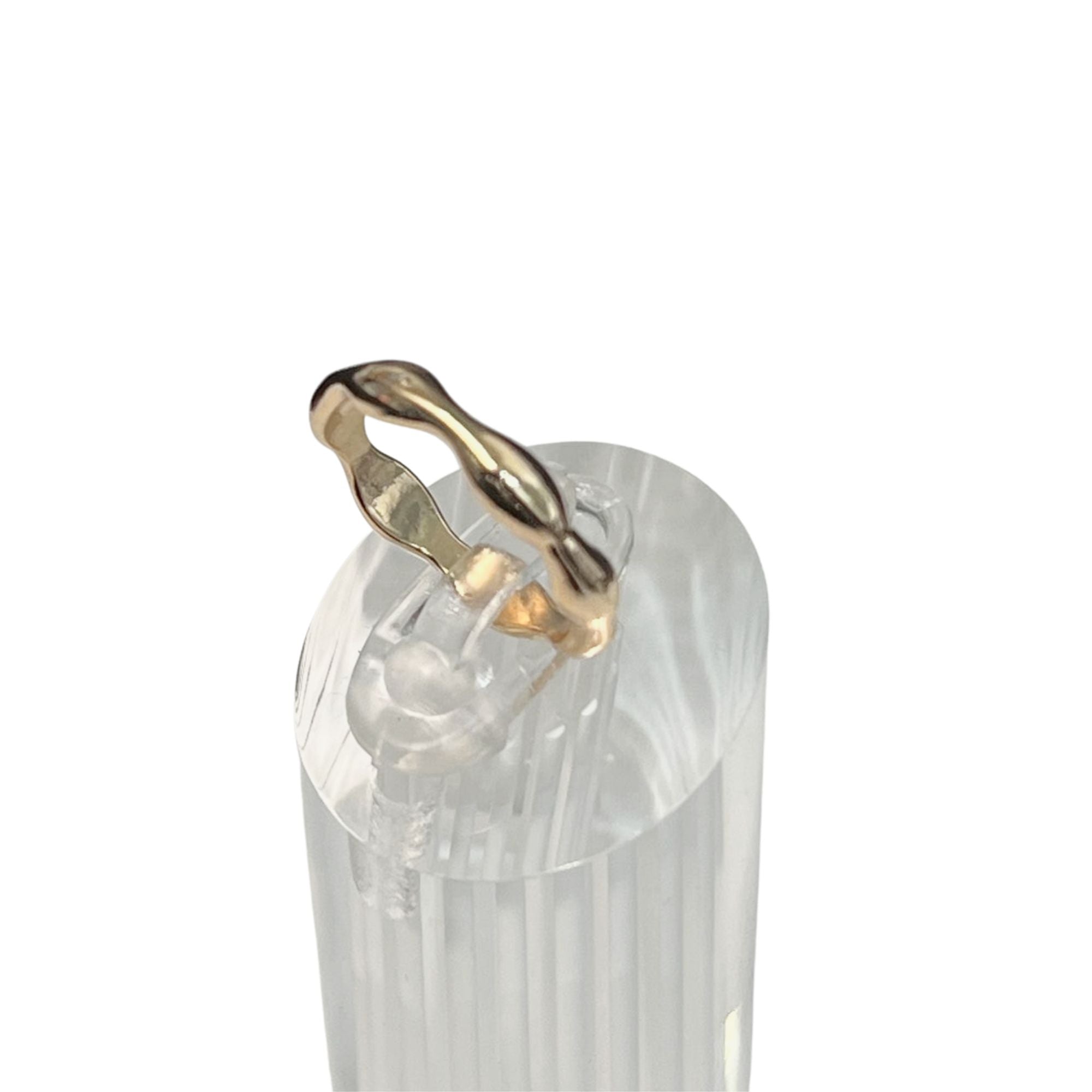 Wavy Gold Tone Fashion Ring – US Size 5 Rings size and feature image