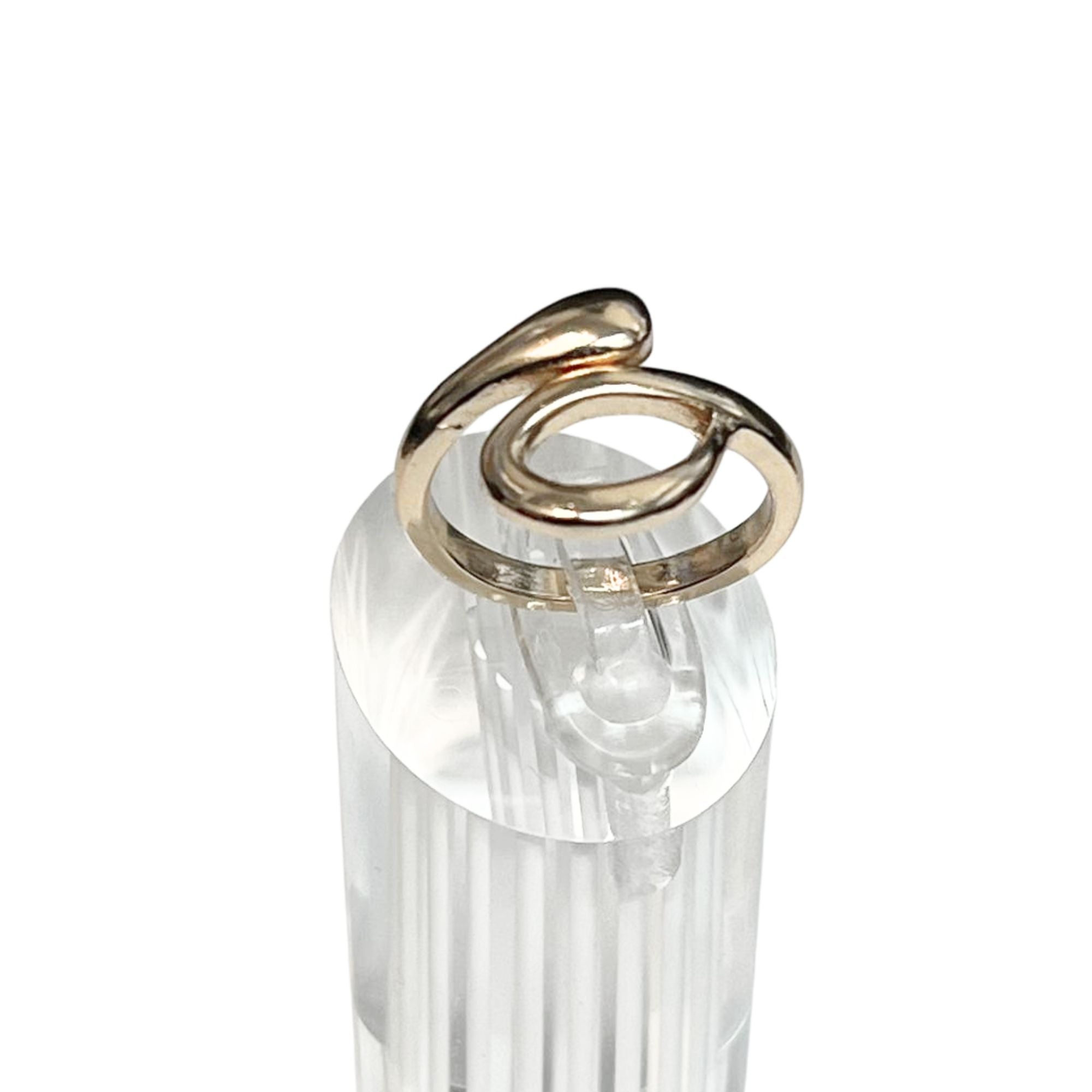 Gold Tone Abstract Twist Ring US Size 10 Rings main product image