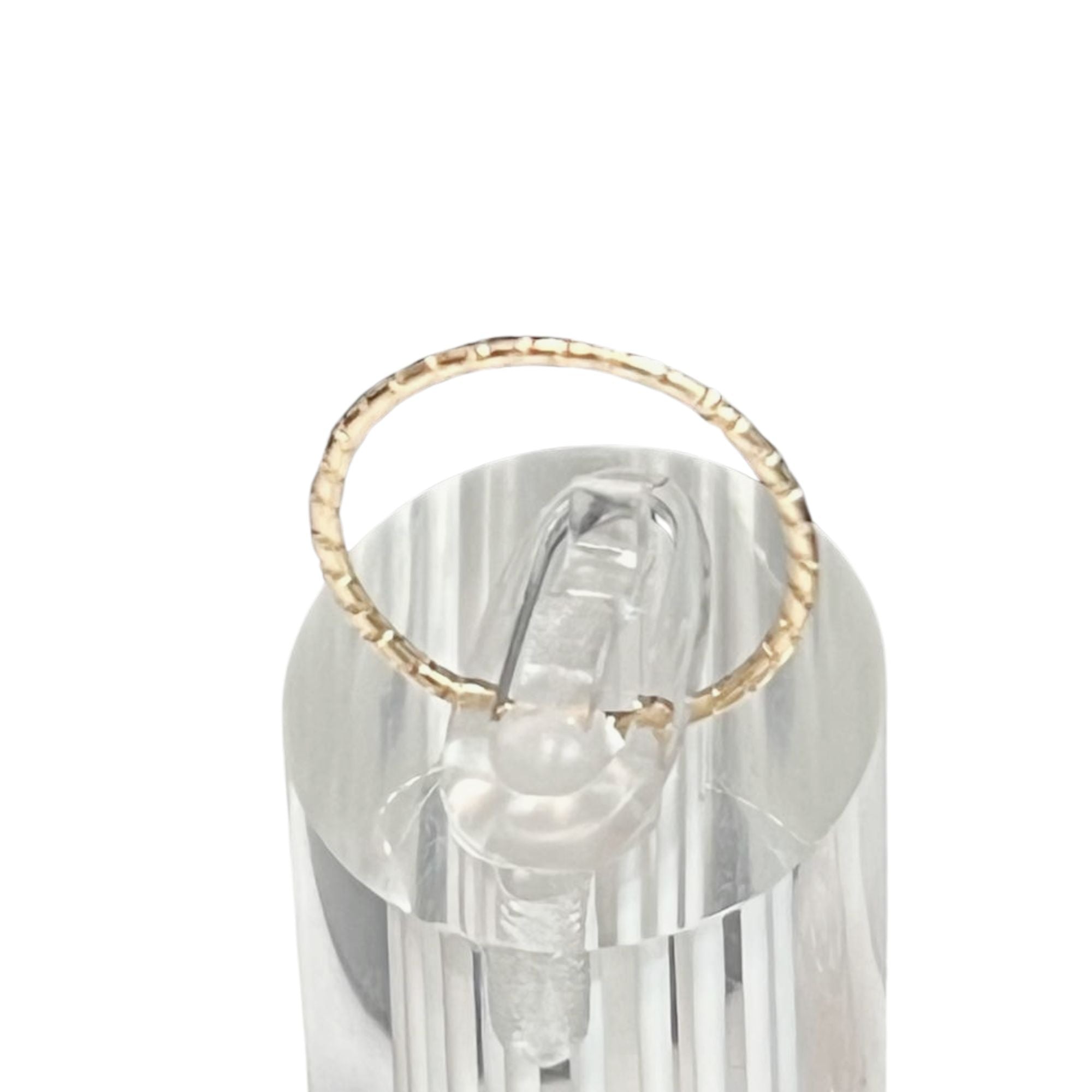 Gold Tone Twisted Band Ring – US Size 7 Rings main product image