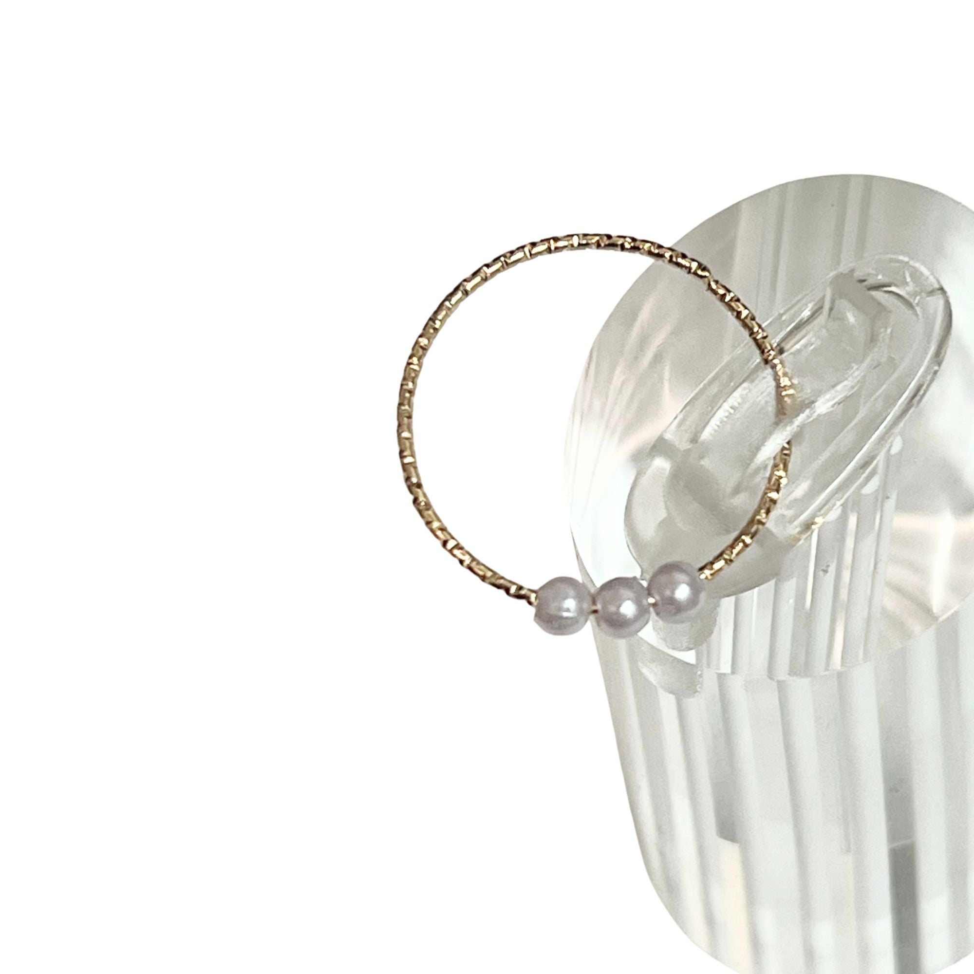 Gold Beaded Accent Ring – US Size 8 Jewelry Rings size and feature image