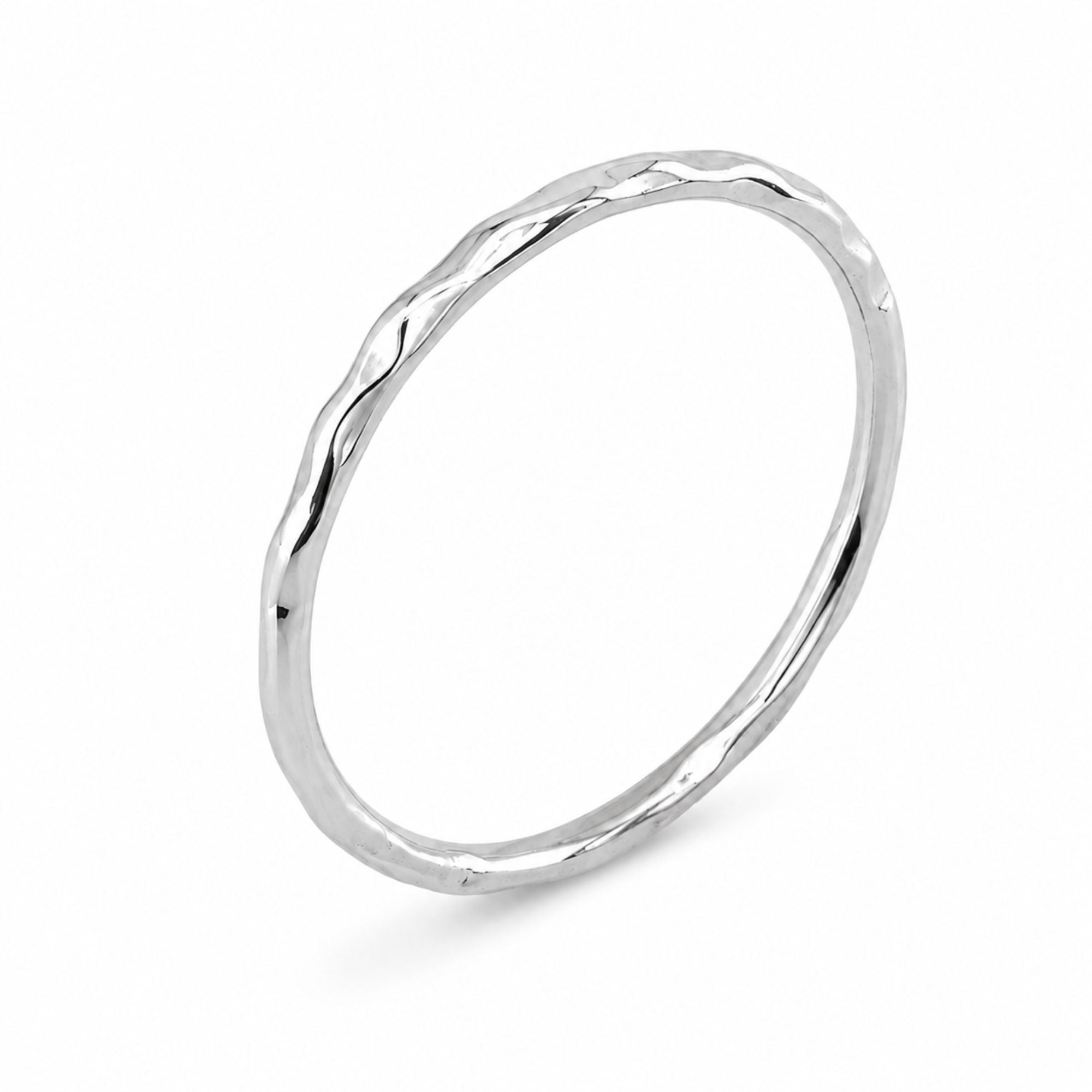 Size 7 Sterling Silver Twisted Band Ring for Women