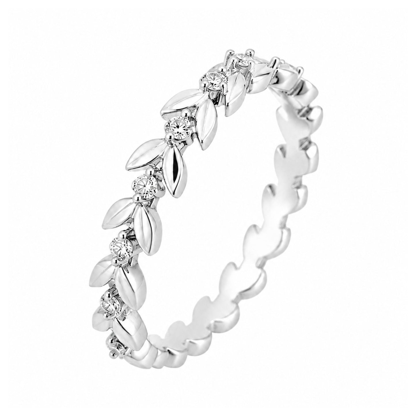 Size 6 Sterling Silver Solitaire Ring for Women