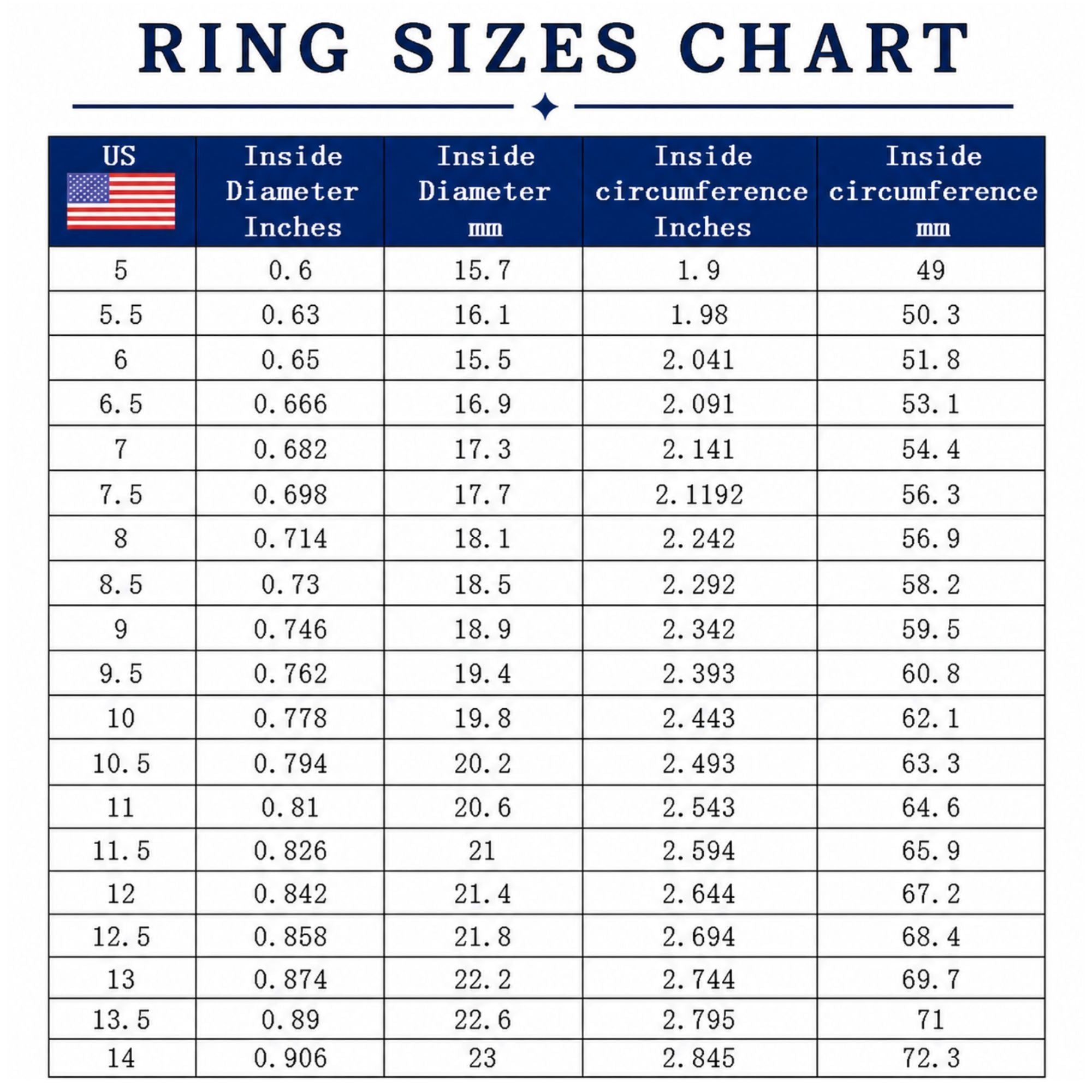 Size 6 Sterling Silver Cubic Zirconia Ring Women