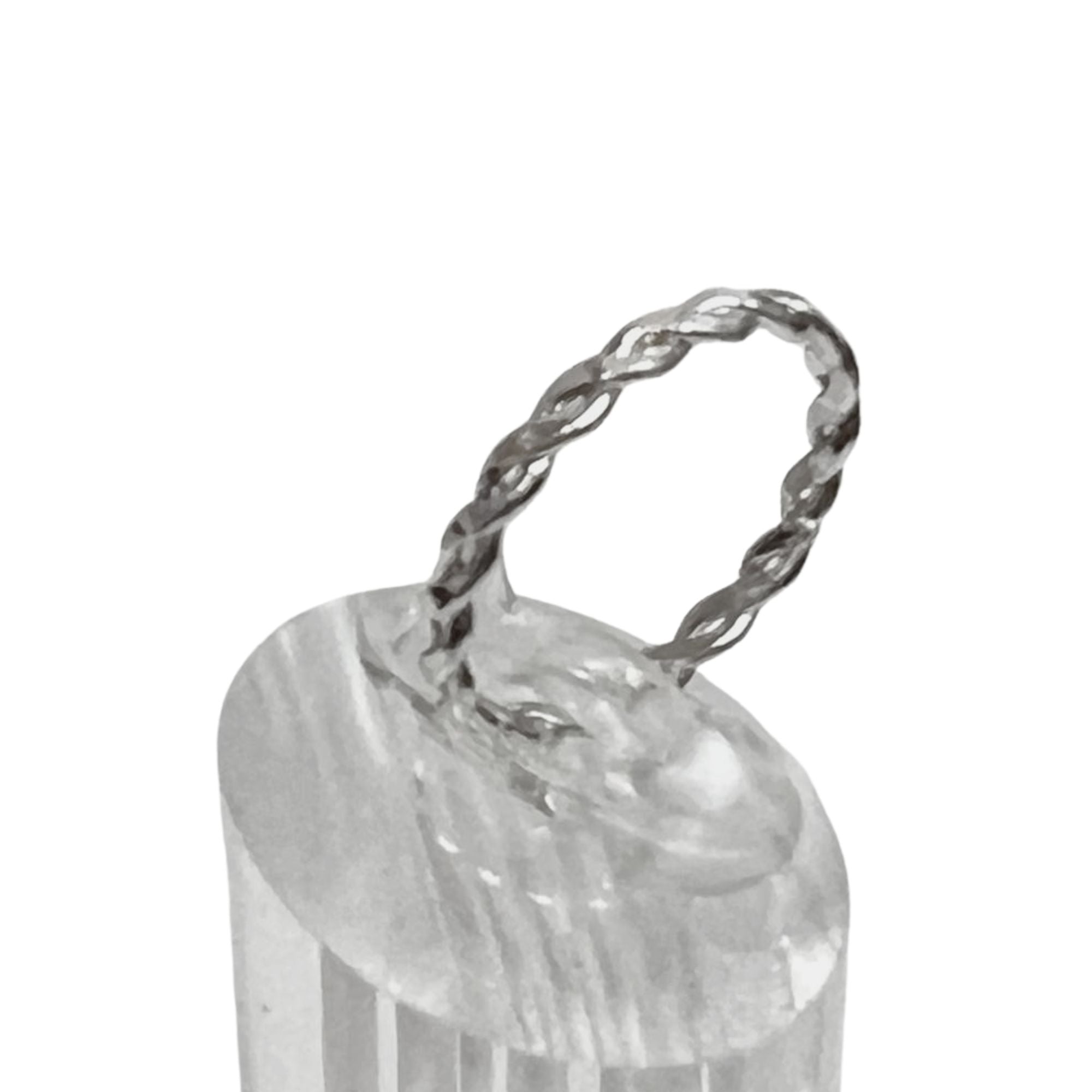 Twisted Silver Tone Stackable Ring – US Size 7 Rings size and feature image