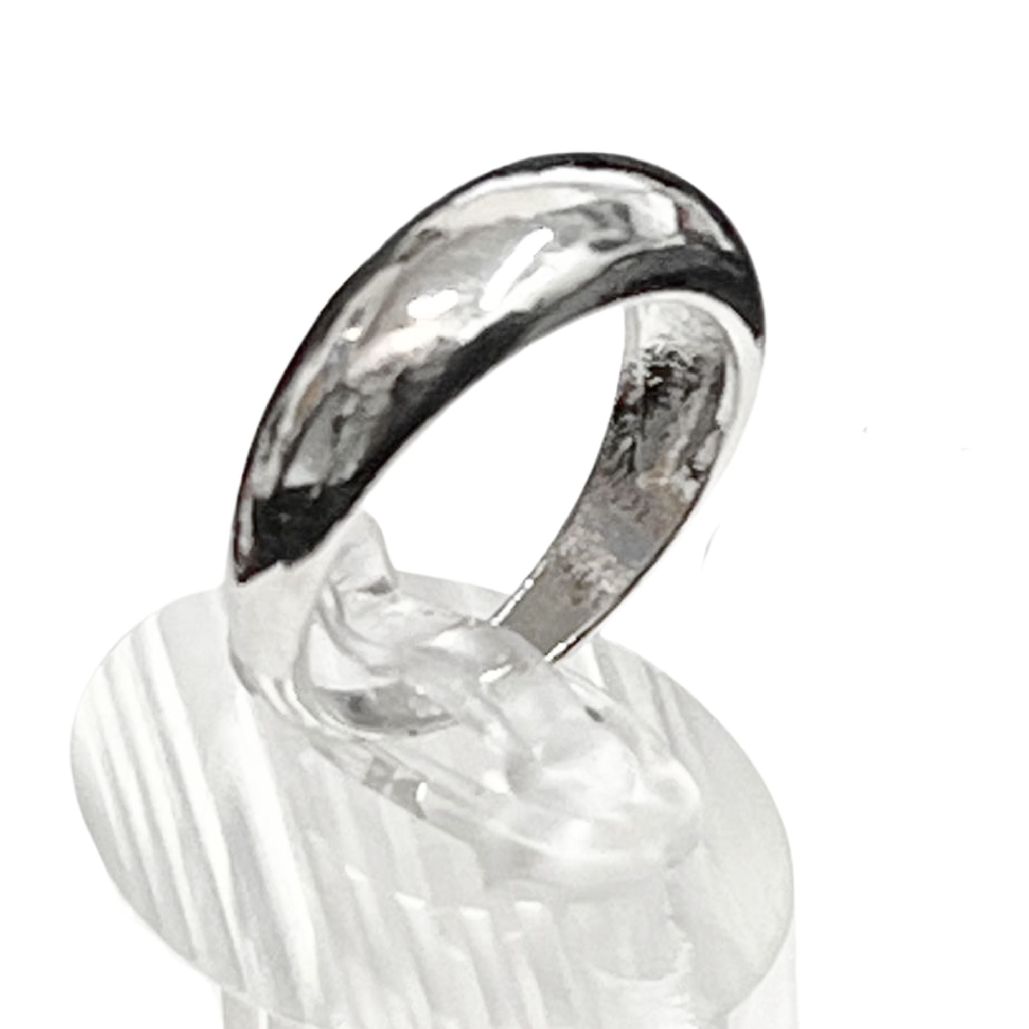 Polished Silver Tone Dome Ring – US Size 11 Rings product image 6