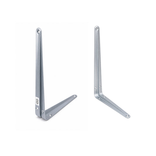 L shape metal bracket for shelves with pre drilled holes