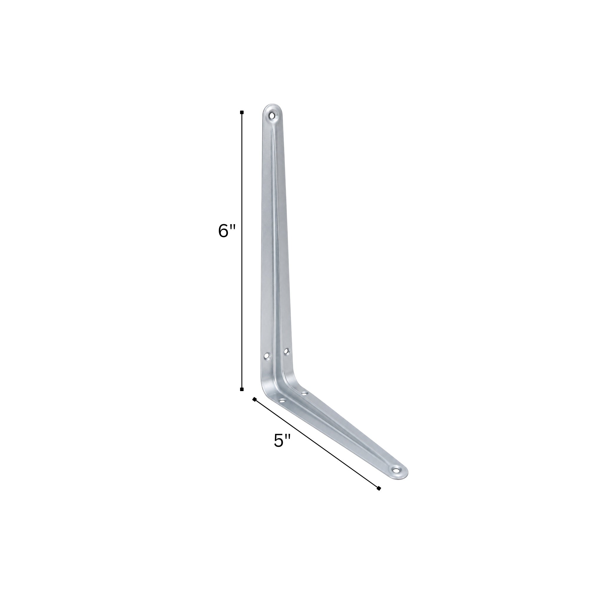 5 x 6 inch steel shelf bracket heavy duty wall mount support