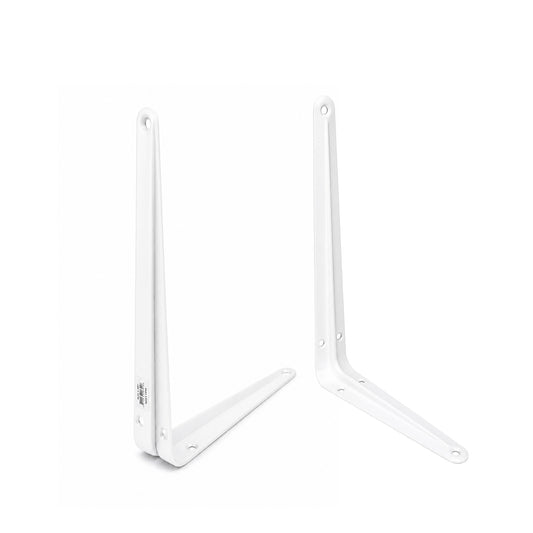 L shape metal shelf bracket for heavy duty wall shelves