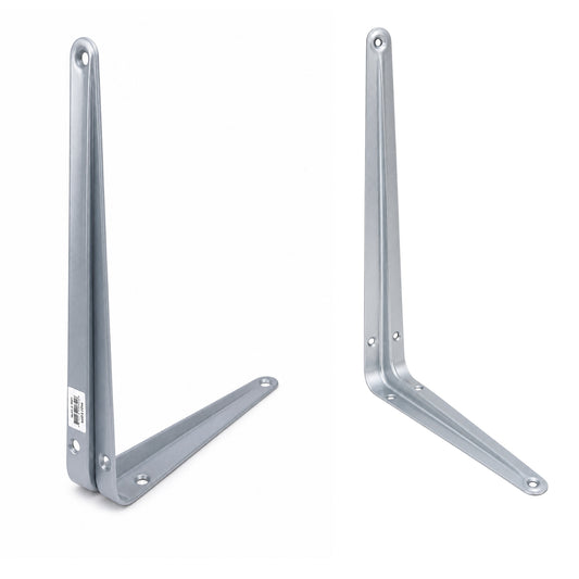 large L shape metal bracket for heavy duty shelving