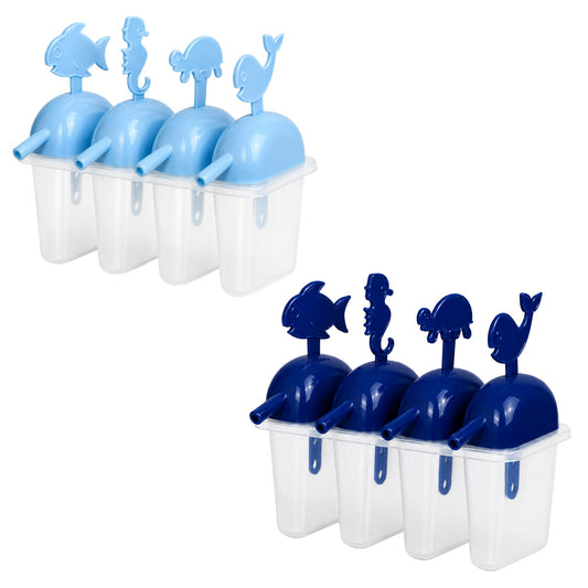 HomeRite BPA Free Popsicle Maker with Reusable Sticks and Lids