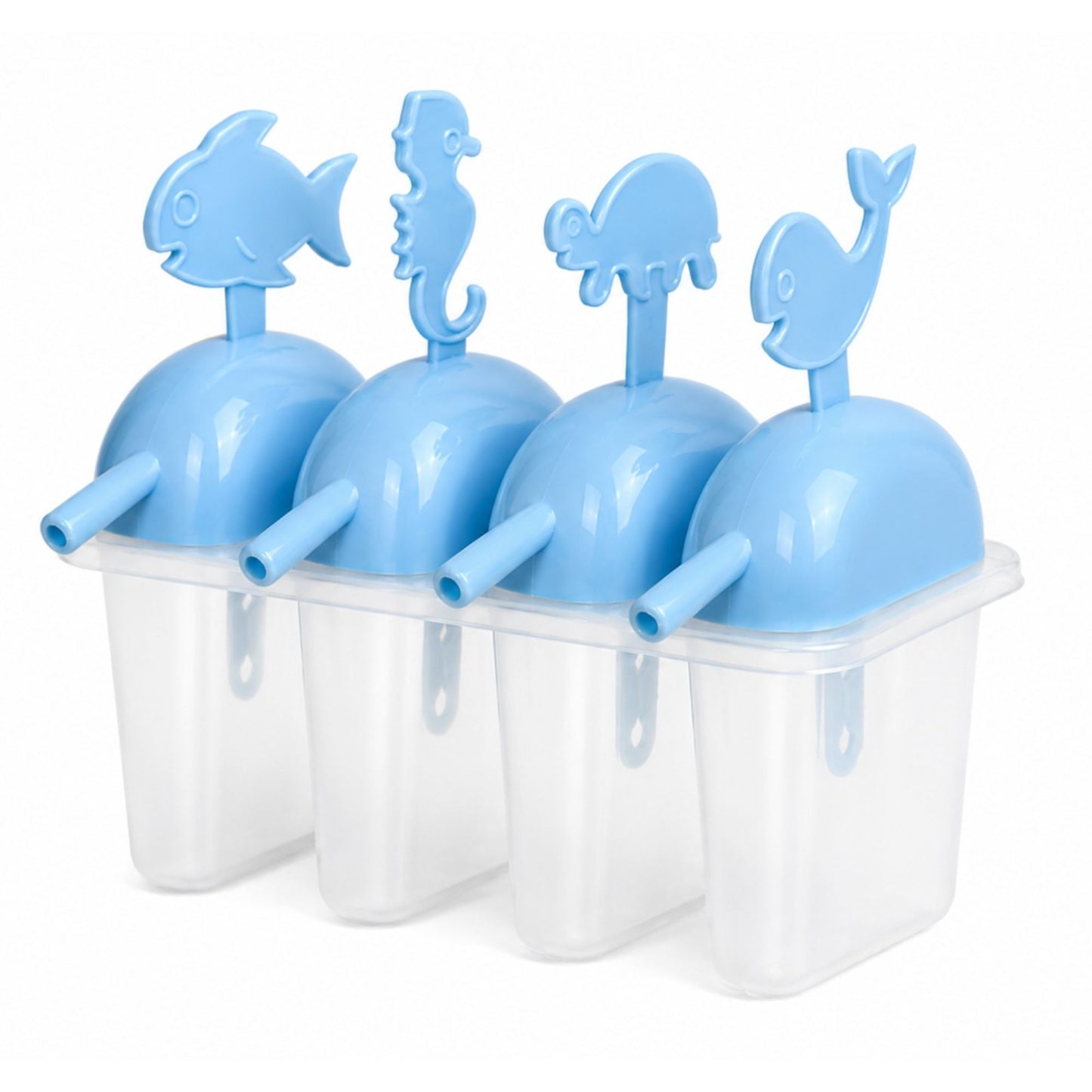 HomeRite BPA Free Reusable Popsicle Molds with Sticks and Lids