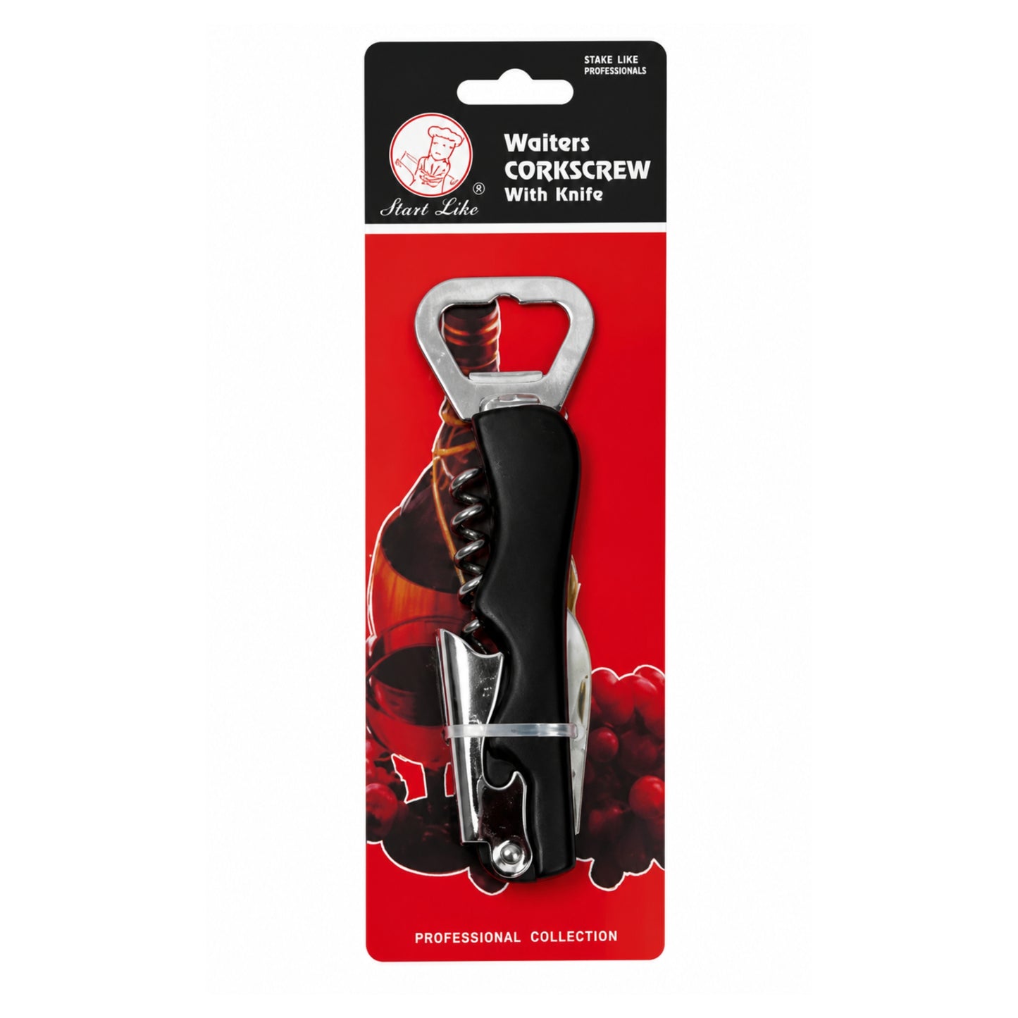 Professional Waiters Corkscrew Bottle Opener Tool