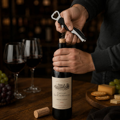 Professional Corkscrew Wine Bottle Opener Knife Tool