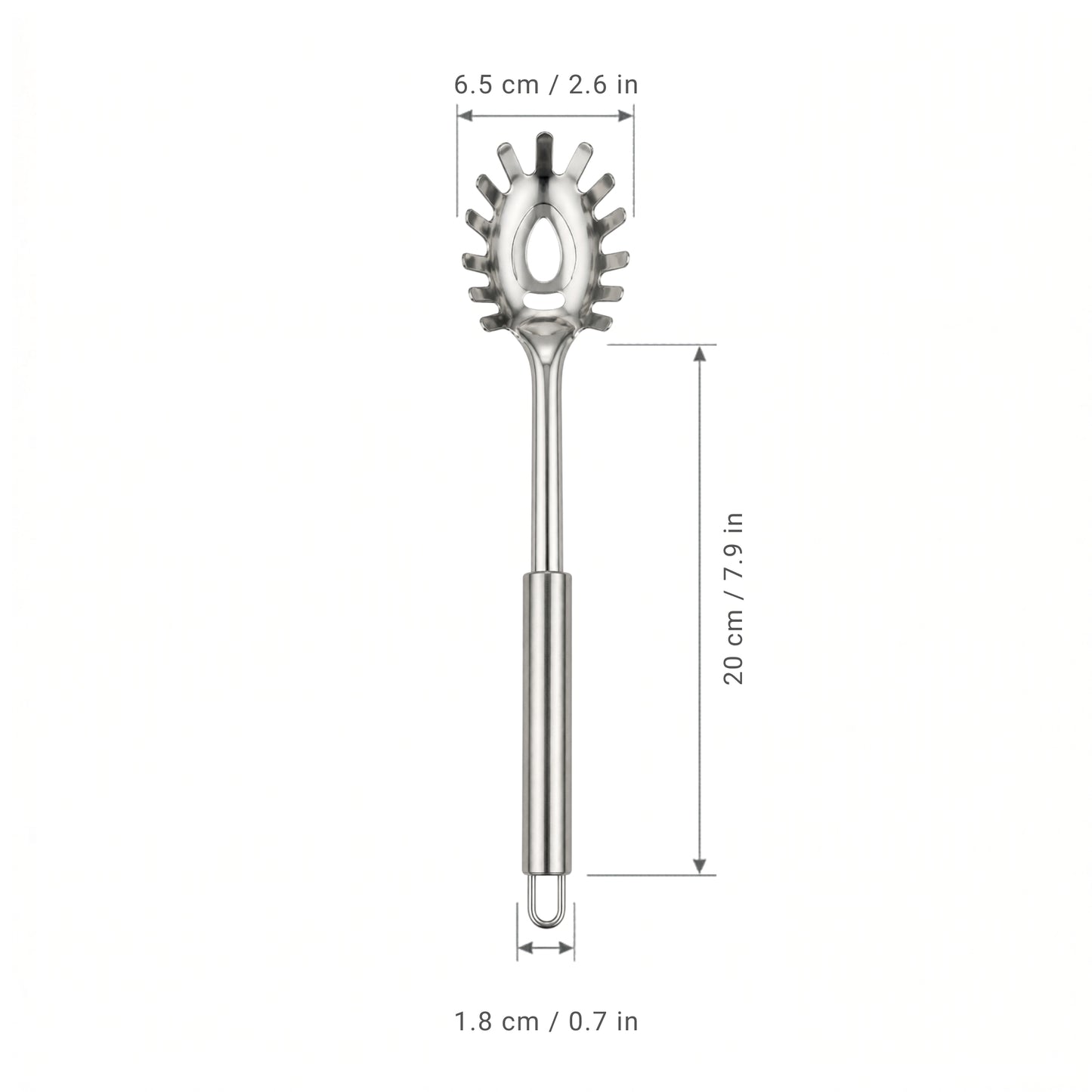 Stainless Steel Pasta Serving Spoon Cooking Tool