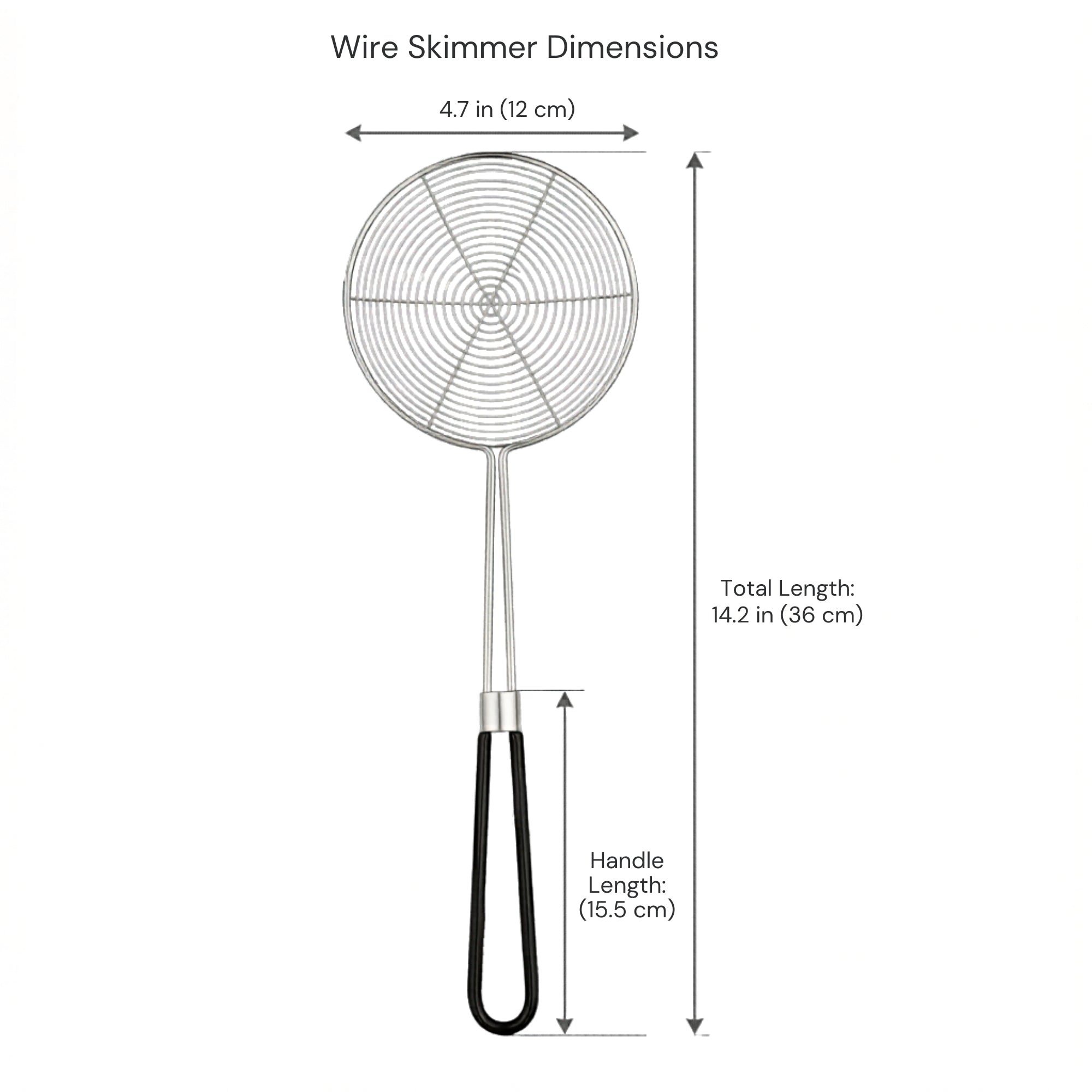 Stainless Steel Frying Skimmer Strainer Kitchen Utensil