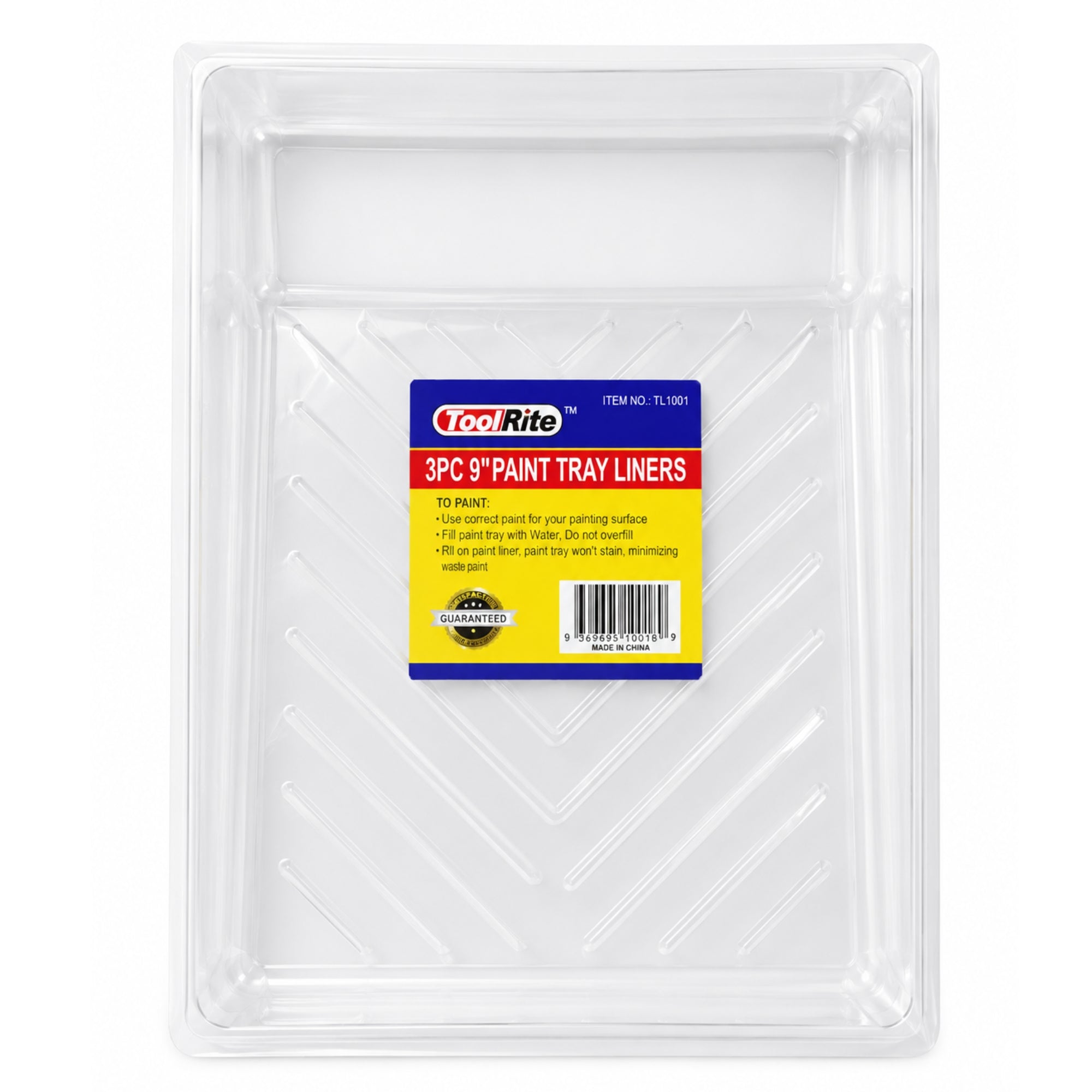 9 Inch Disposable Paint Tray Liners 3 Pack Refill