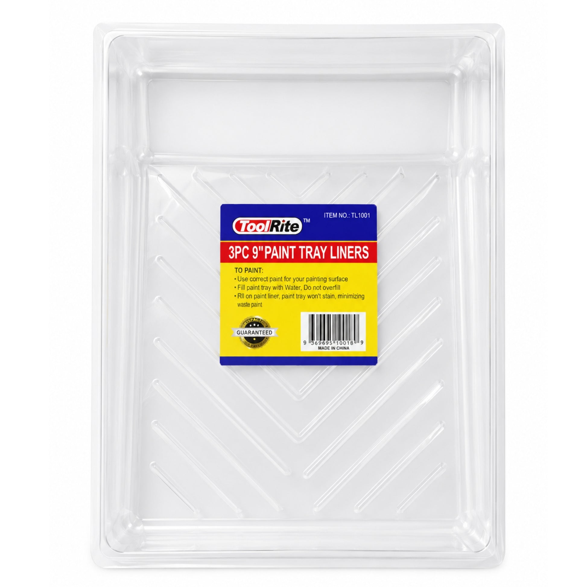 9 Inch Disposable Paint Tray Liners 3 Pack Refill