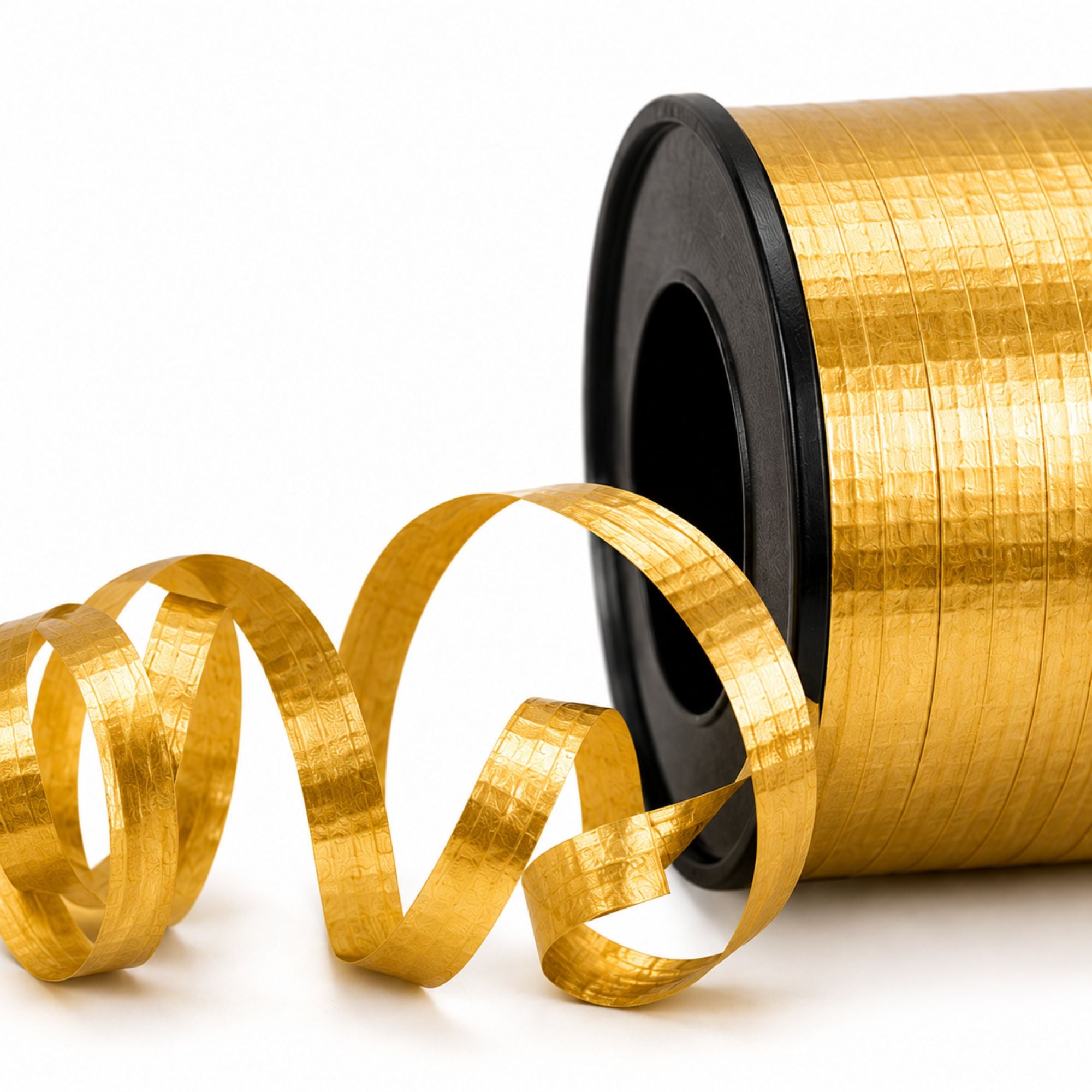 500 yards dark gold curling ribbon roll for balloons gift wrapping and party decorations