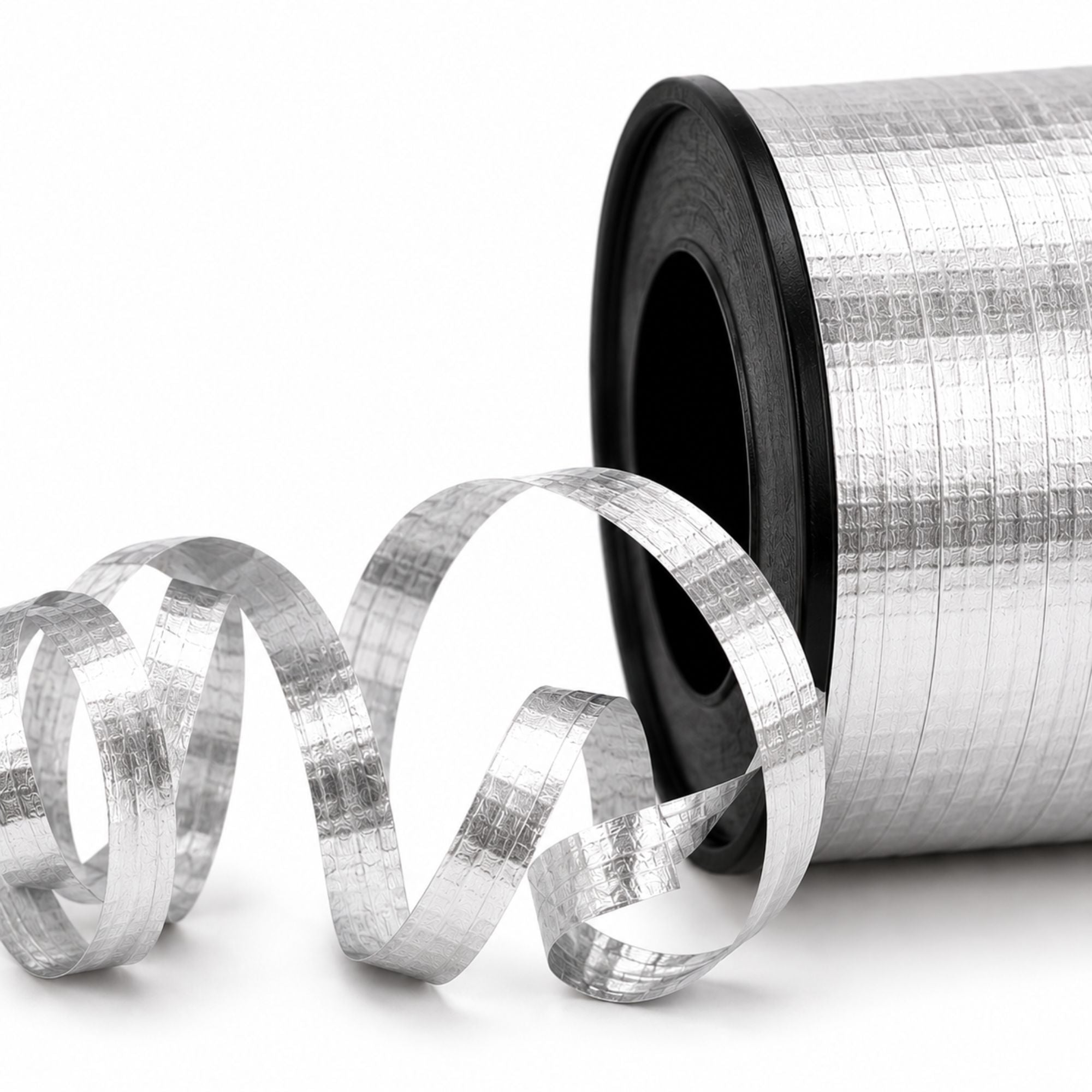 500 yards  ribbon roll for balloons gift wrapping and party decoration silver