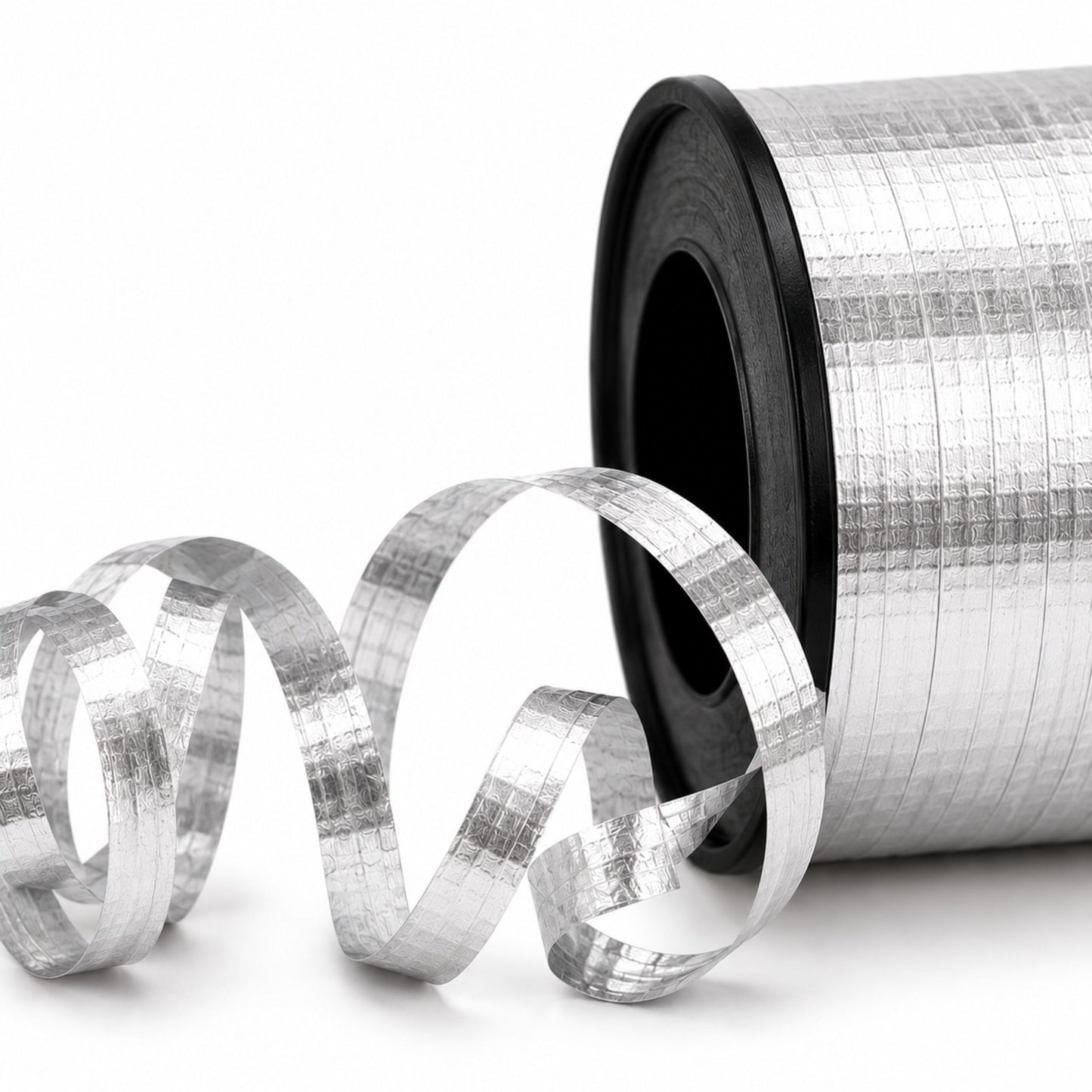 500 yards  ribbon roll for balloons gift wrapping and party decoration silver