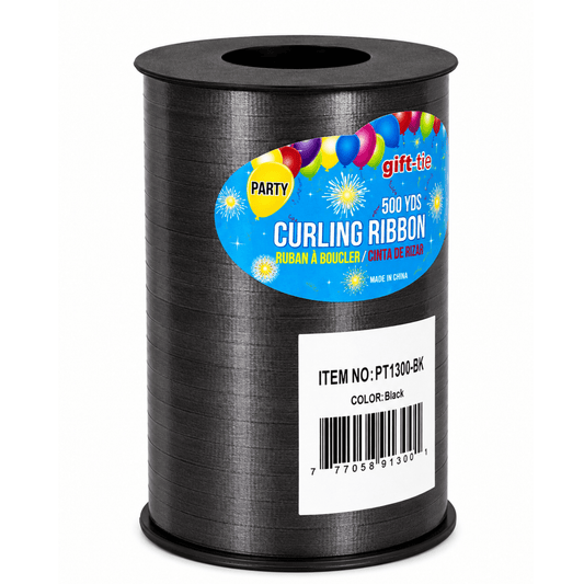 500 yards black curling ribbon roll for balloons gift wrapping and party decorations
