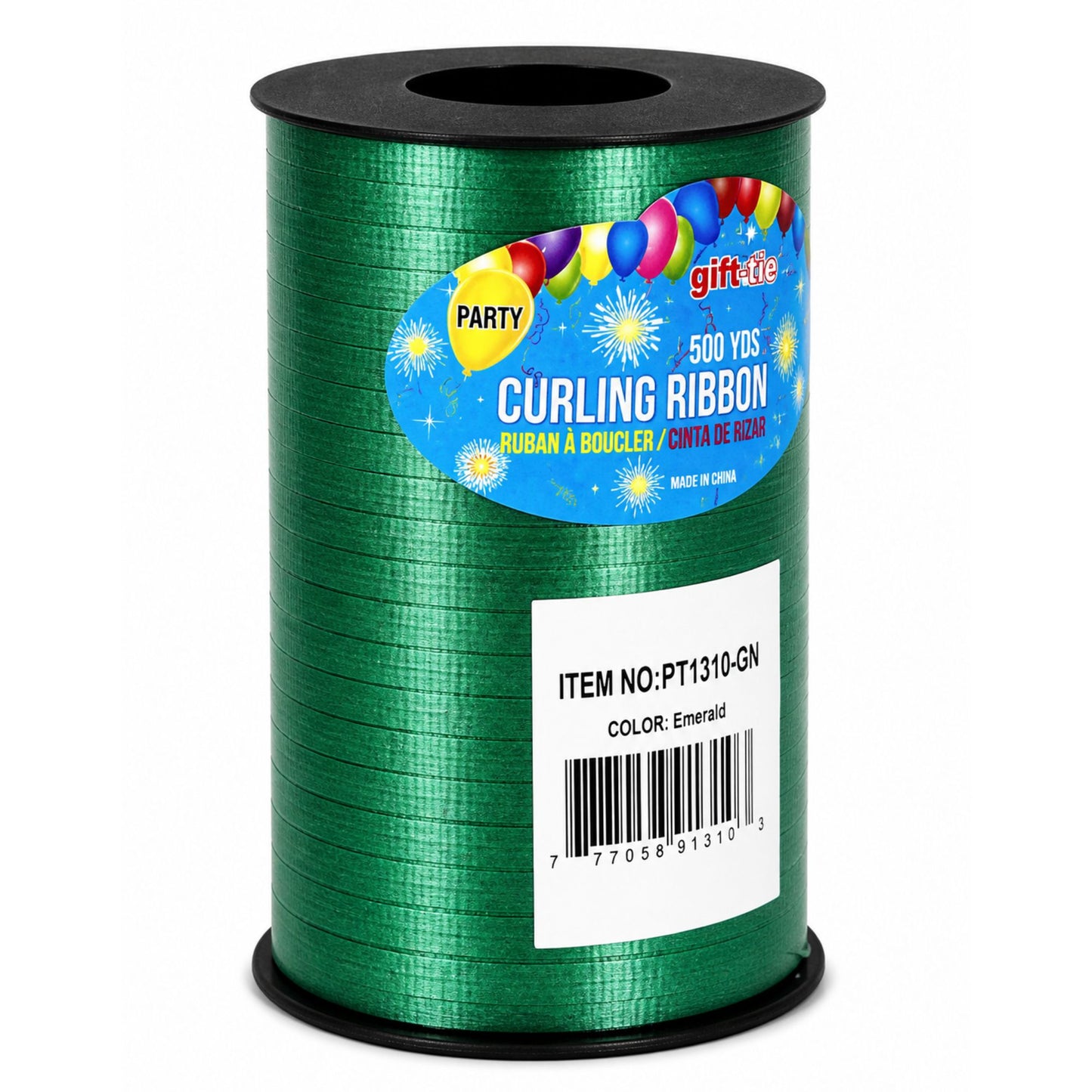 500 yards green curling ribbon roll for balloons gift wrapping and party decorations