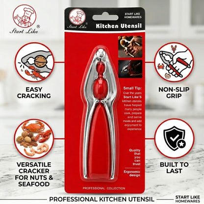 Ergonomic Nutcracker Tool for Nuts & Seafood Shells