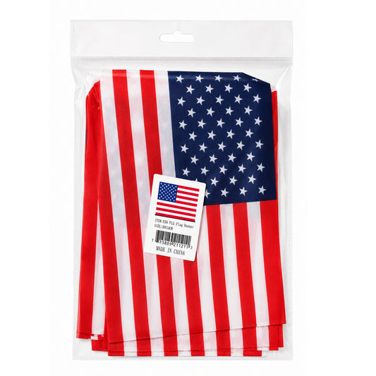 American Flag Banner Hanging Decoration Set 15Ct