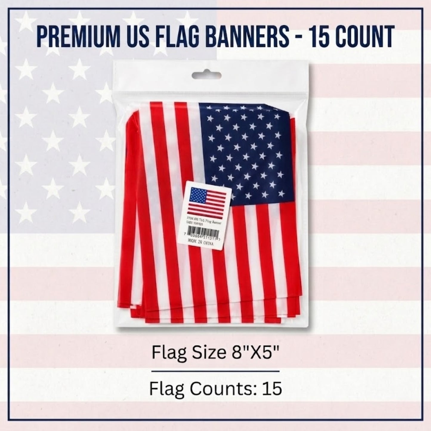 Patriotic Flag Banner Set for Party Decorations