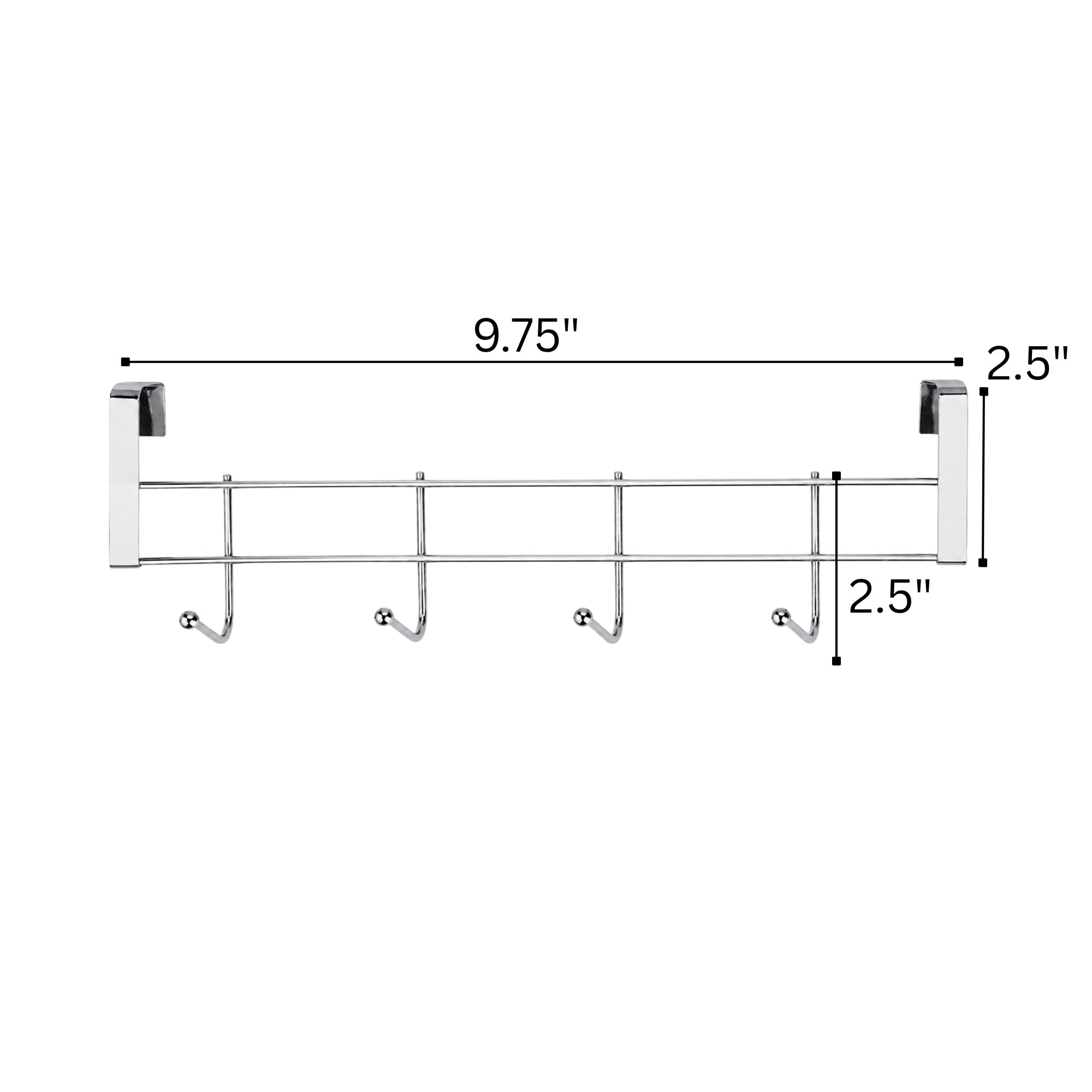 kitchen utensil hanger rack for cabinet door storage