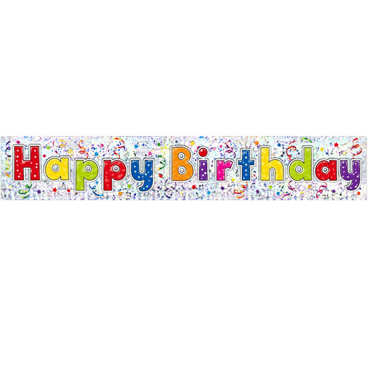 happy birthday banner colorful letters