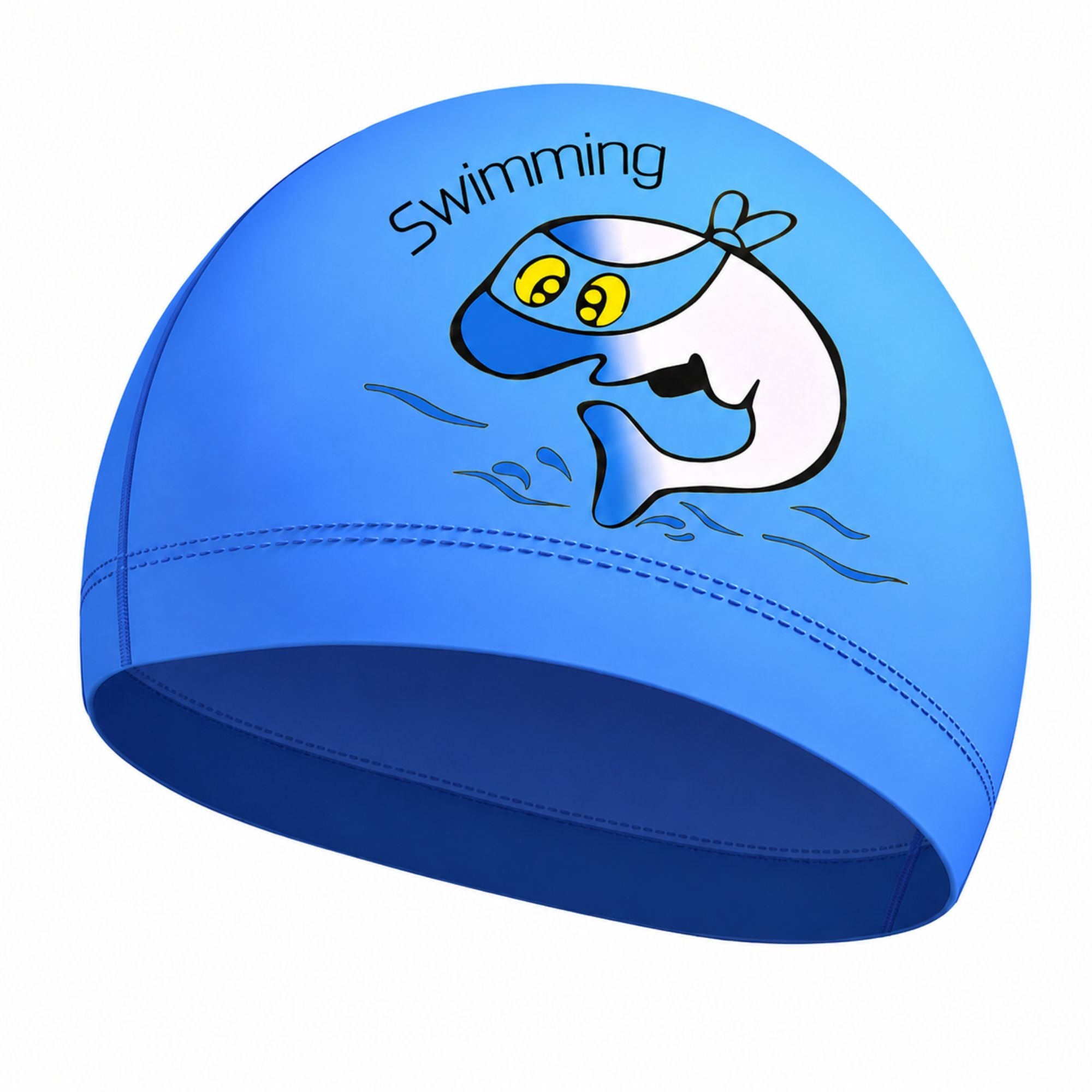 WENFEI Kids Stretchable Silicone Swimming Cap Waterproof
