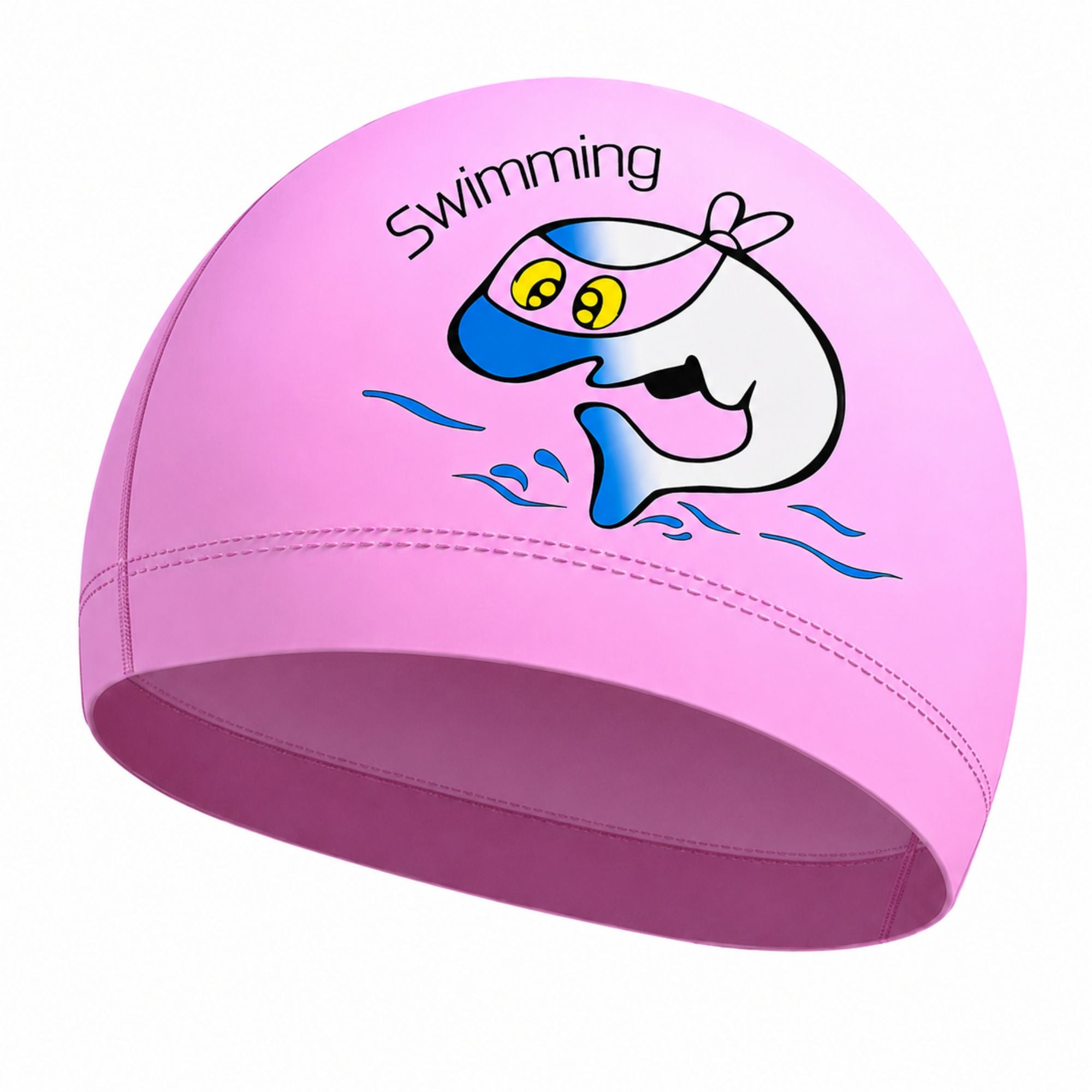 WENFEI Silicone Swimming Cap for Kids Boys & Girls