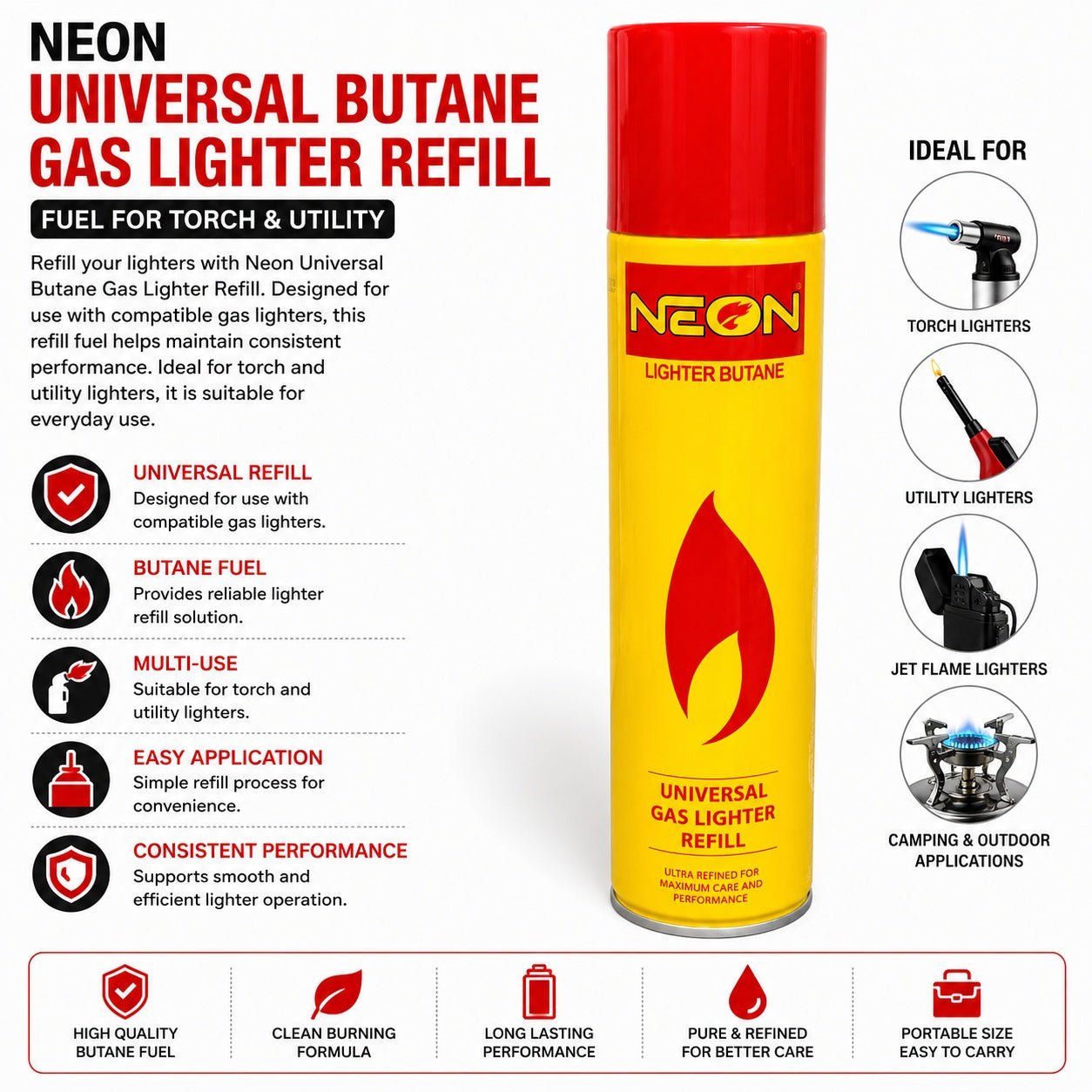 universal gas lighter refill fuel