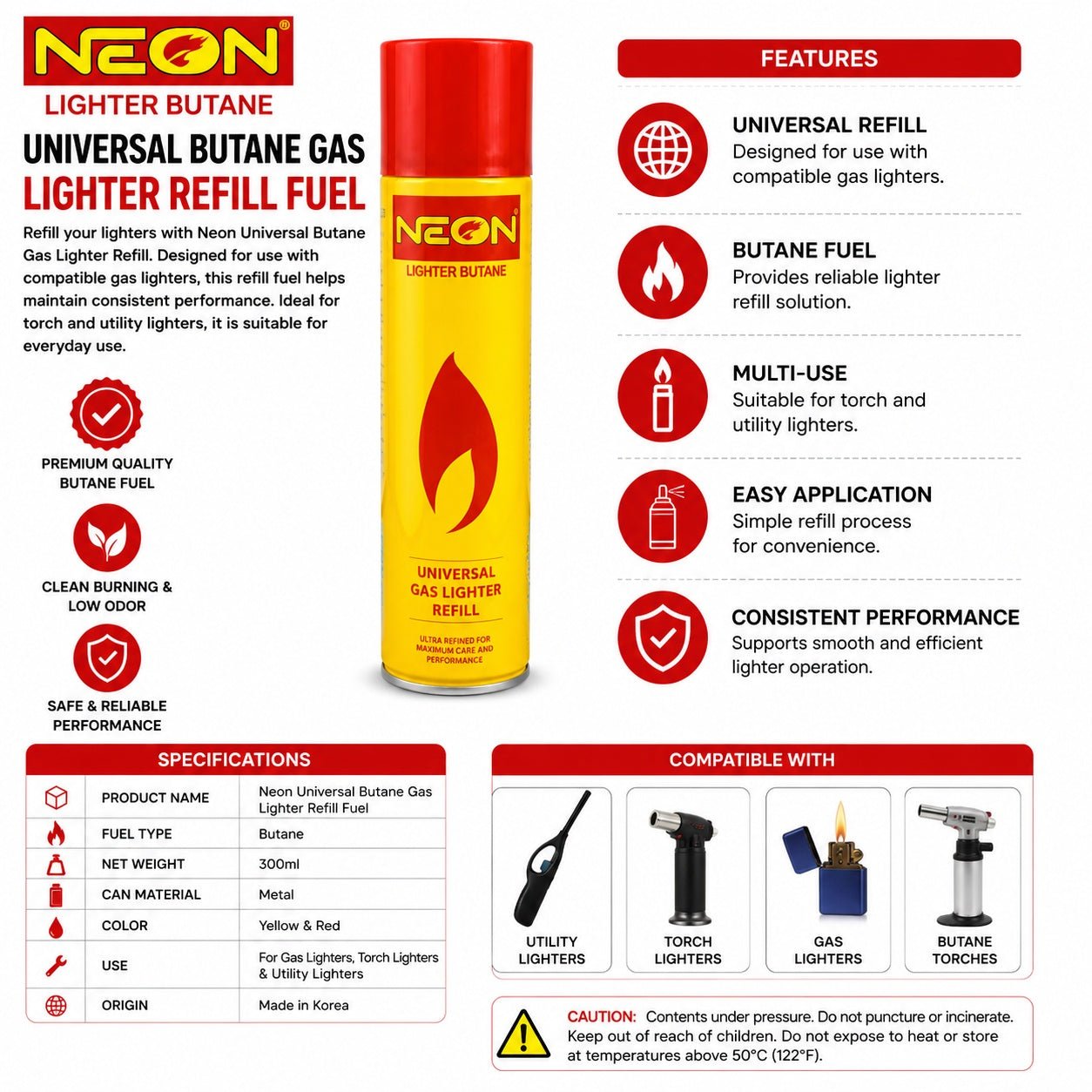 torch lighter refill gas can