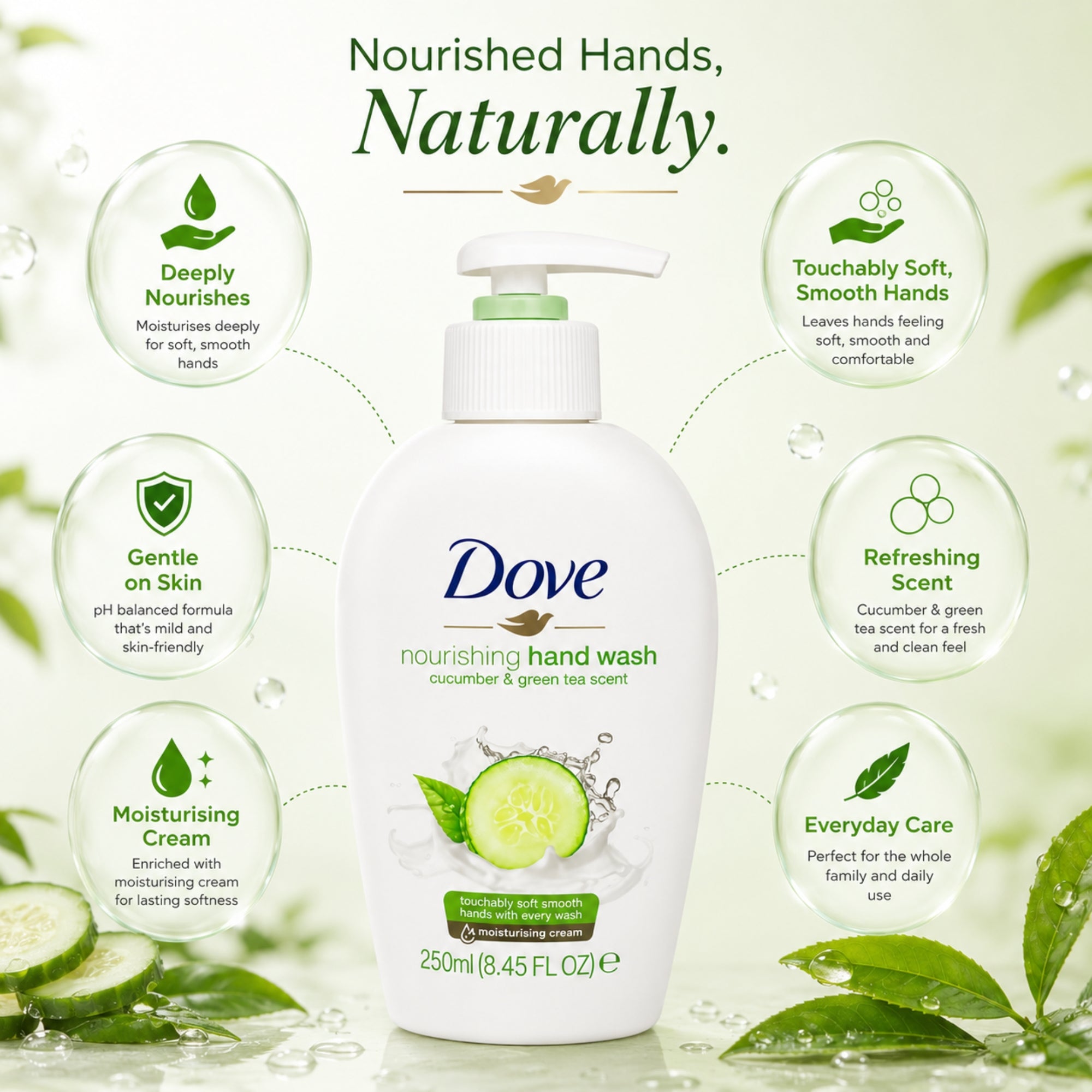 Nourishing Liquid Hand Soap with Gentle Clean Care