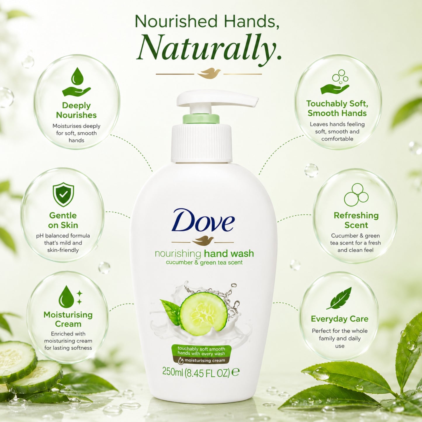 Nourishing Liquid Hand Soap with Gentle Clean Care