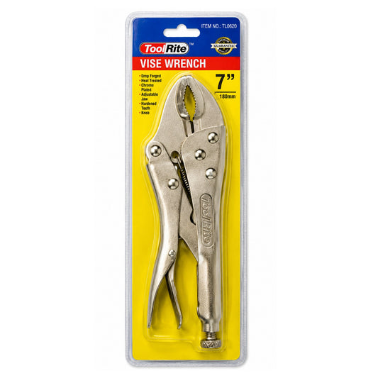 ToolRite 7 Inch Locking Pliers Vise Grip Wrench Tool