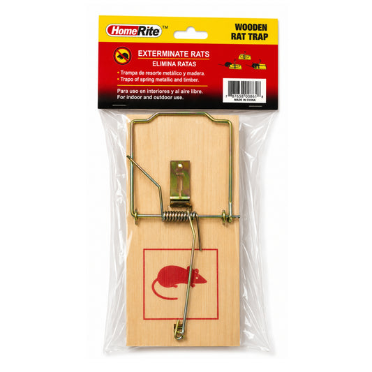 Wooden Mouse and Rat Catcher Reusable Trap Set