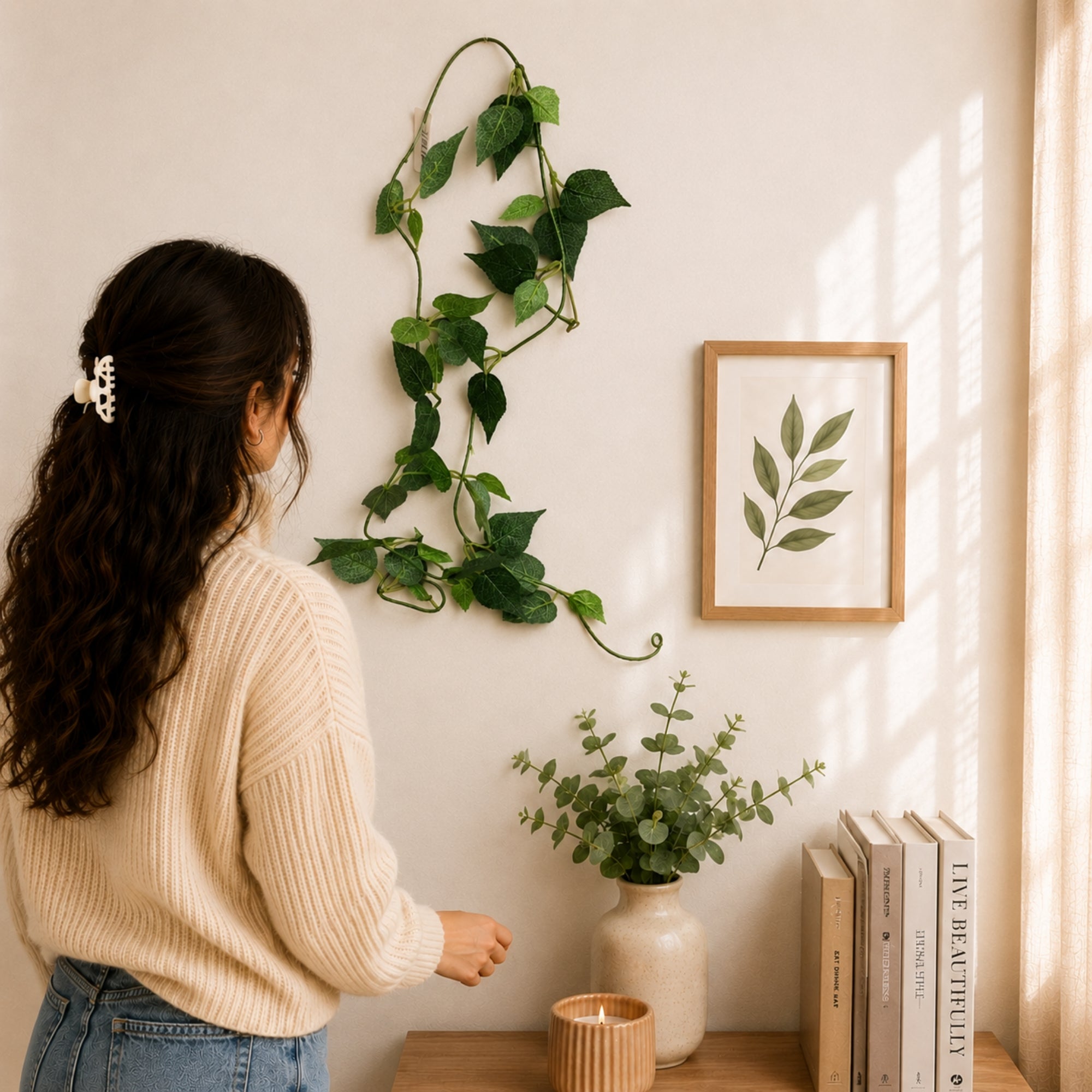Decorative Faux Ivy Hanging Vine Plant Garland