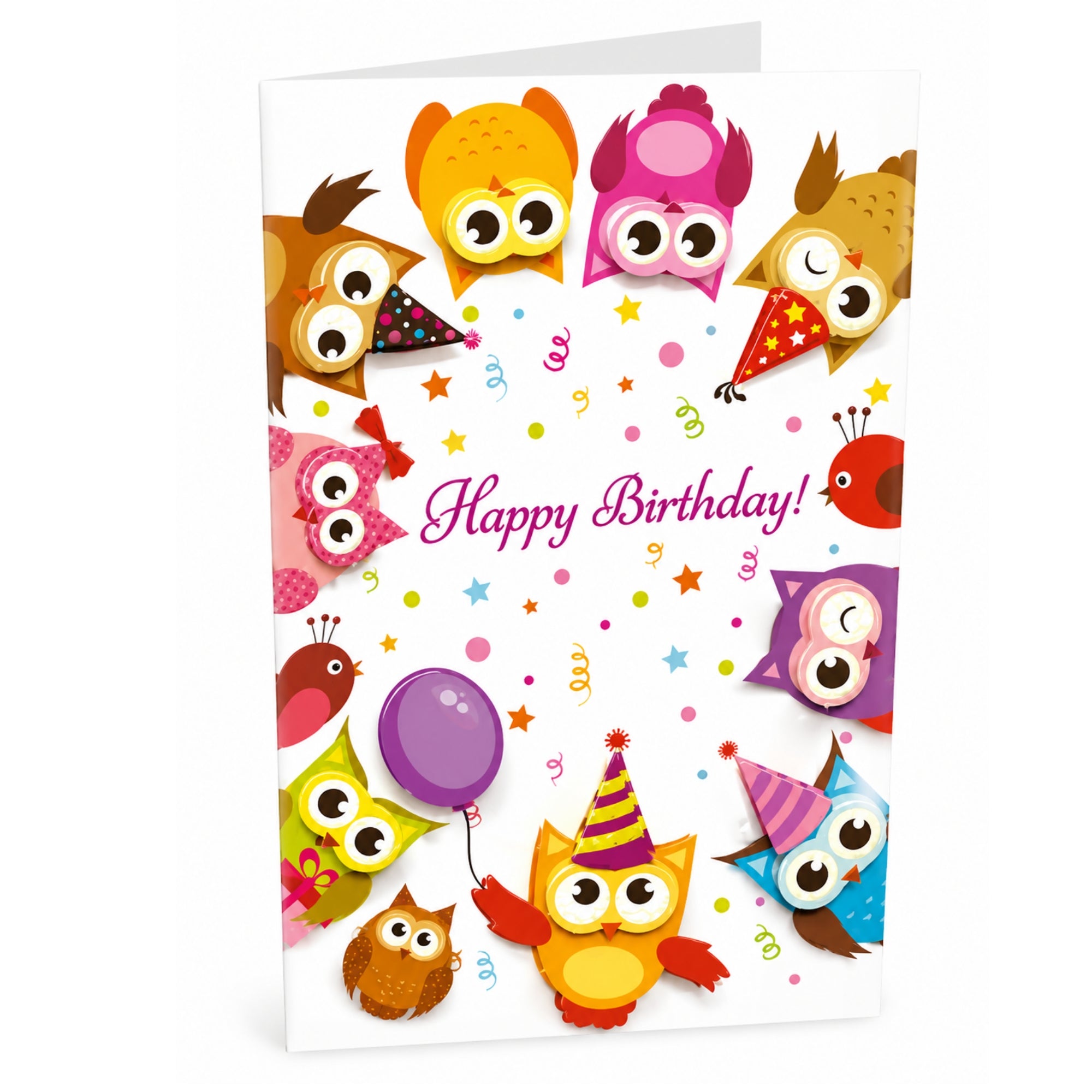 3D Happy Birthday Greeting Card Celebration Gift