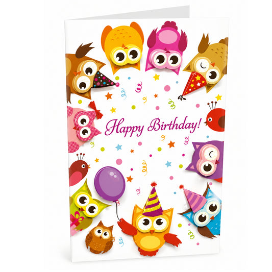 3D Happy Birthday Greeting Card Celebration Gift