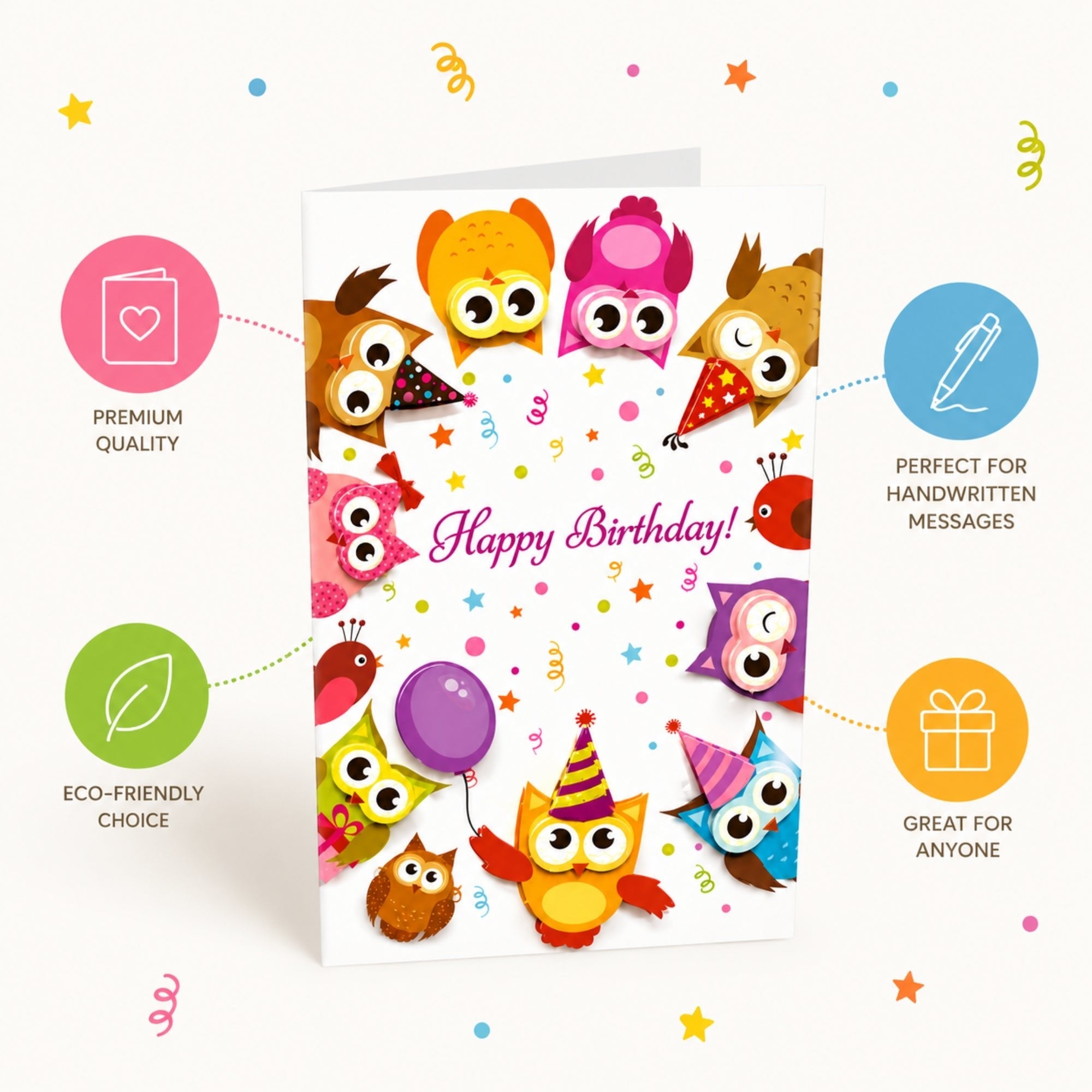 Pop Up Birthday Greeting Card Party Gift Decor
