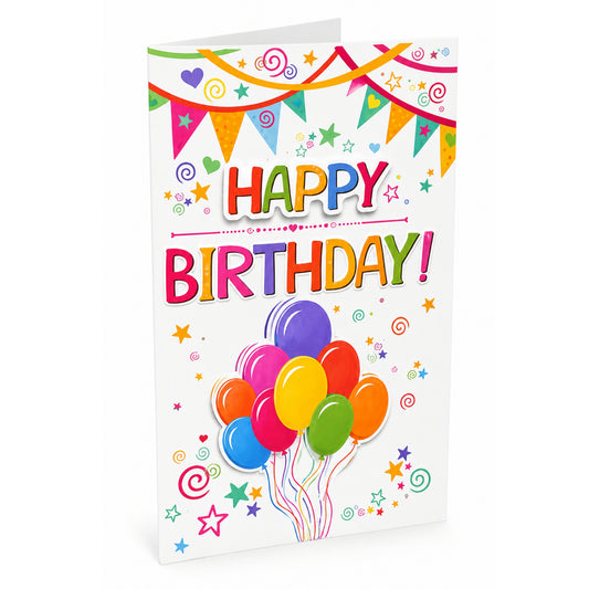 3D Happy Birthday Greeting Card Party Celebration Gift