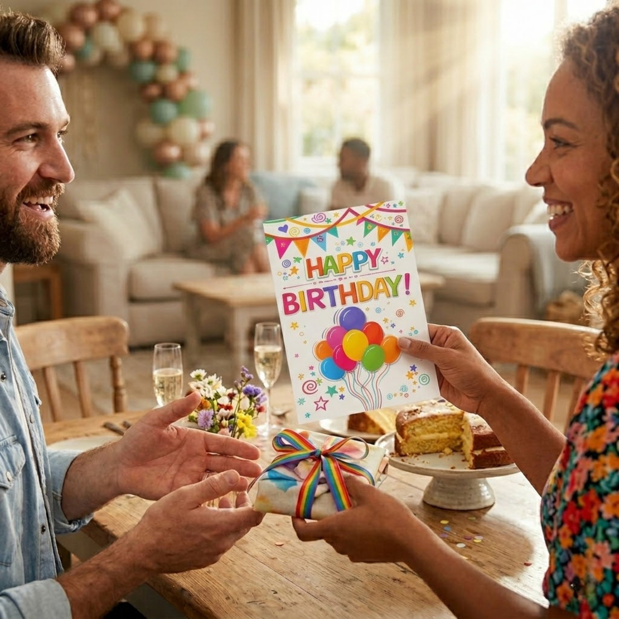 Decorative 3D Birthday Greeting Card for Gifting